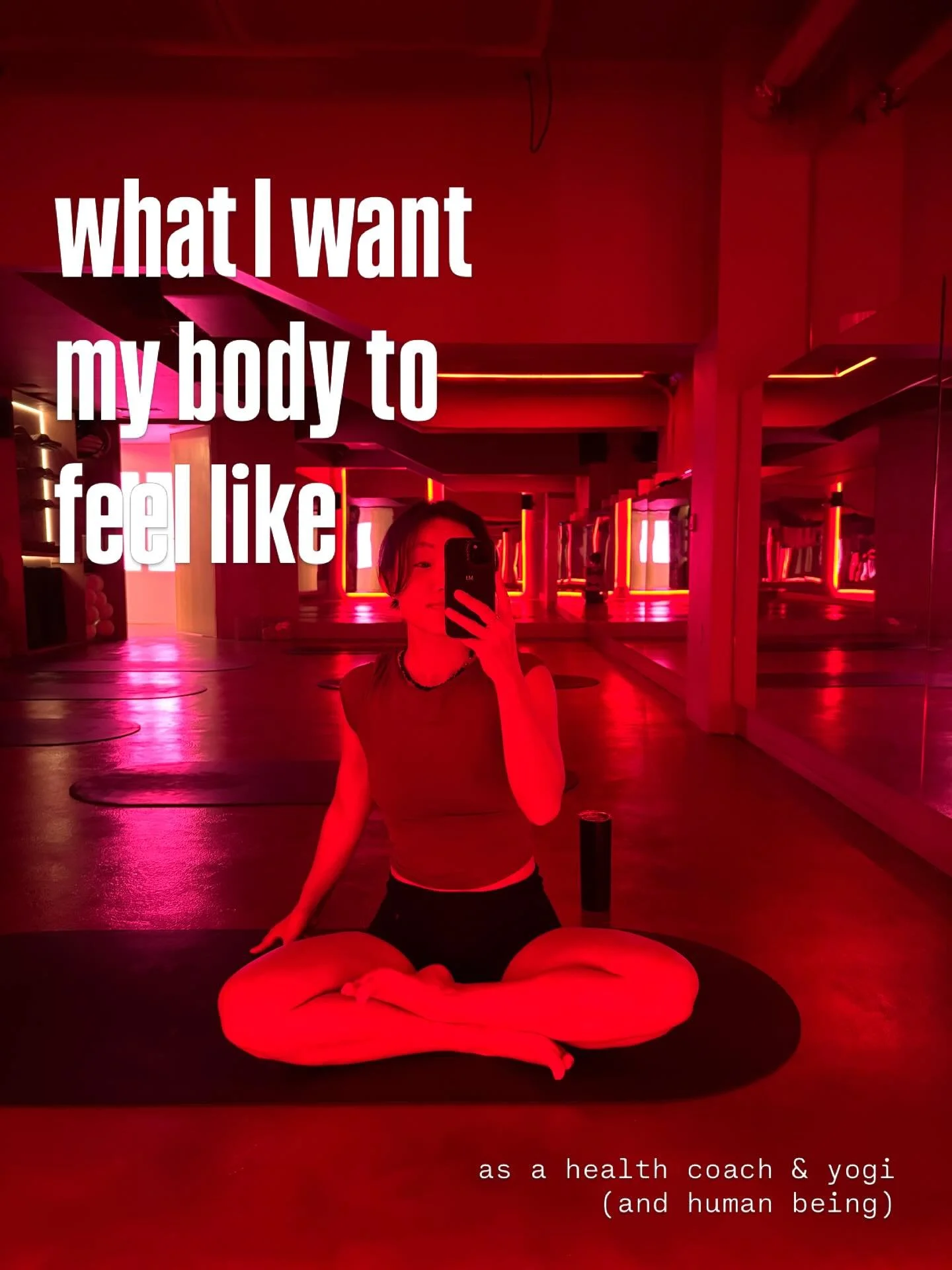 I truly believe beauty starts from the inside out. So to focus on how I want to feel, has given me so much appreciation for how I look.

I&rsquo;m the strongest version of me so far, and my nervous system is more calm than ever. I&rsquo;m feeling so 