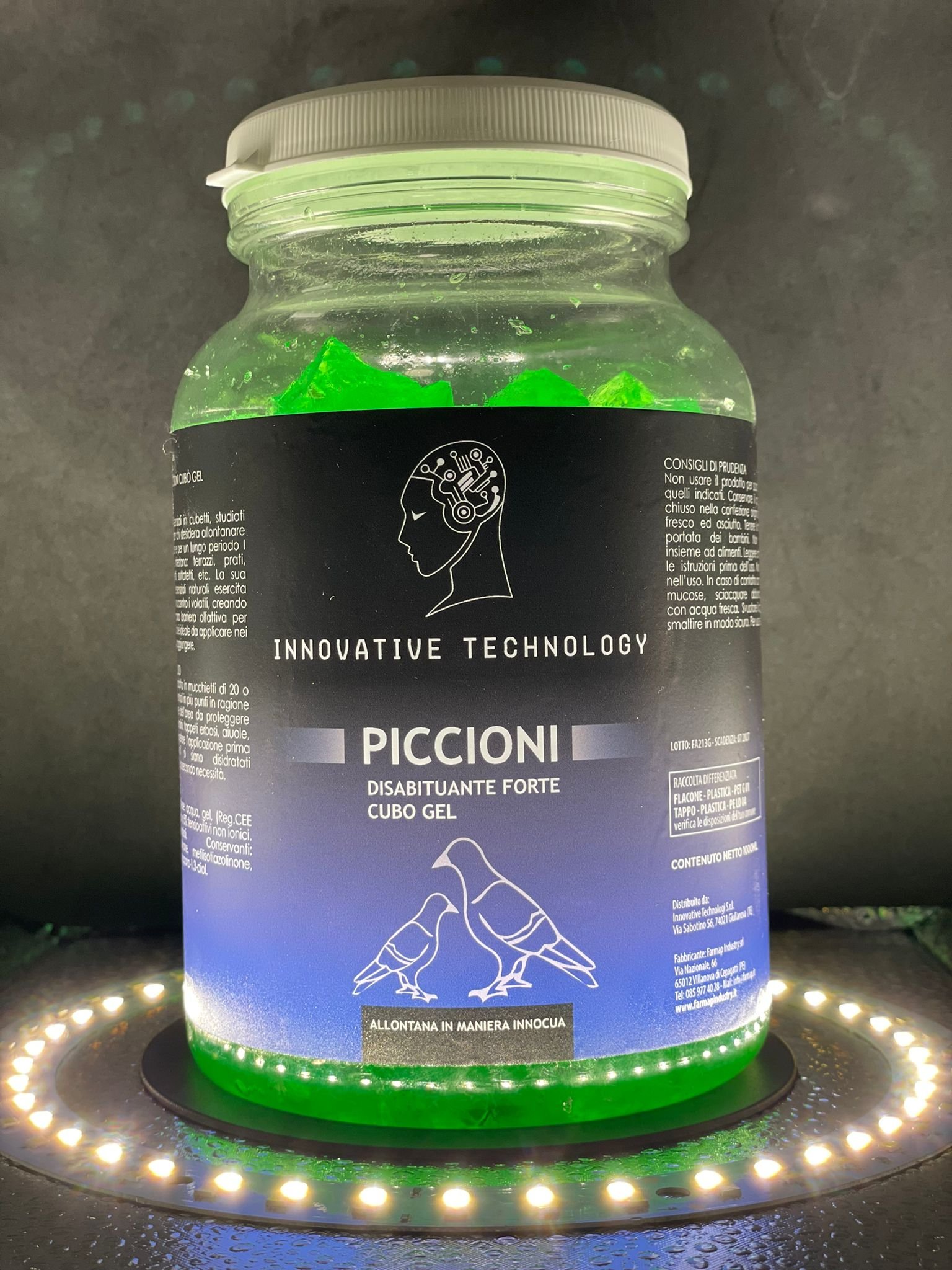 gel repellente piccioni