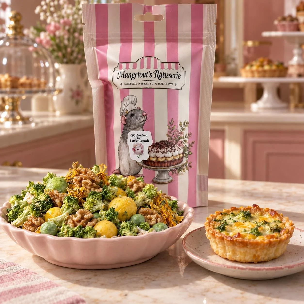 Broccoli & Pea Quiche