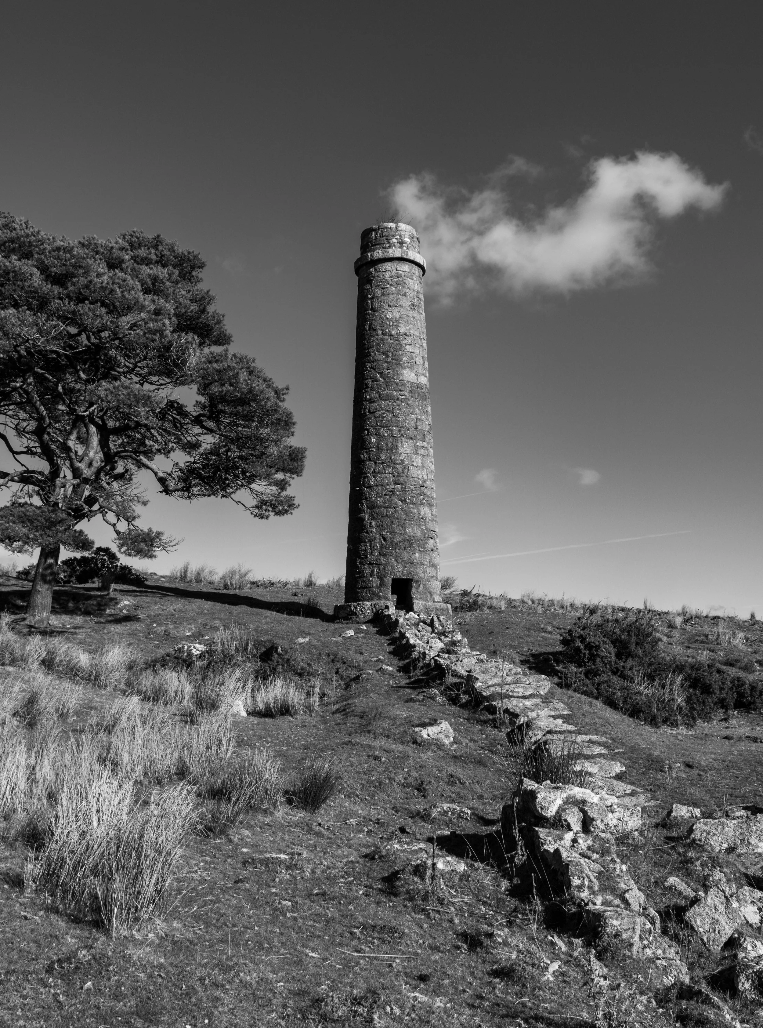 Chimney Smoke, Powder Mill - Dartmoor. Whilst exploring around looking for compositions I noticed this cloud in the sky thought at the right angle it could work as sort of smoke coming from this old disused chimney stack. I was't disappointed :)
#Dar