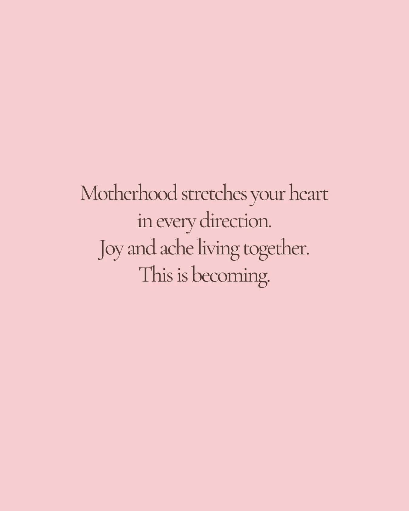 Joy and ache in the same heartbeat. This is the becoming the sacred women spoke of in whispers, Soft Heart. Your heart is growing into the size it must be to hold the lineage &mdash; past, present, and the ones still coming. Let it stretch. This is y