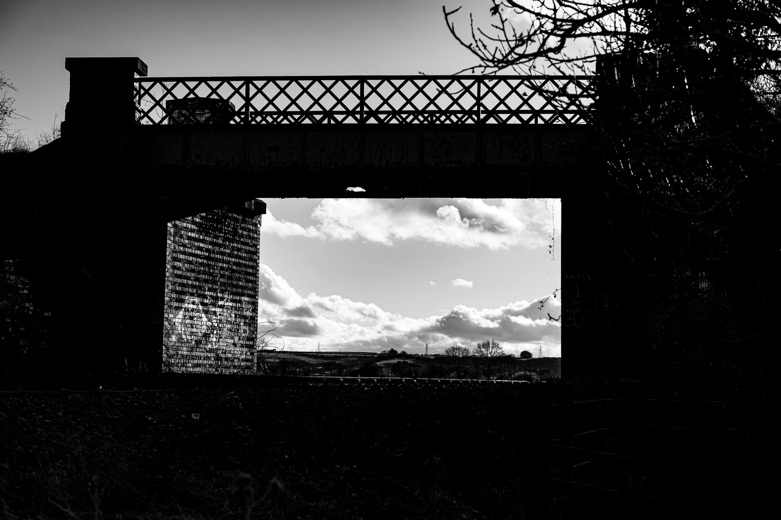 Framed..Ruddington Moor (Monochrome)