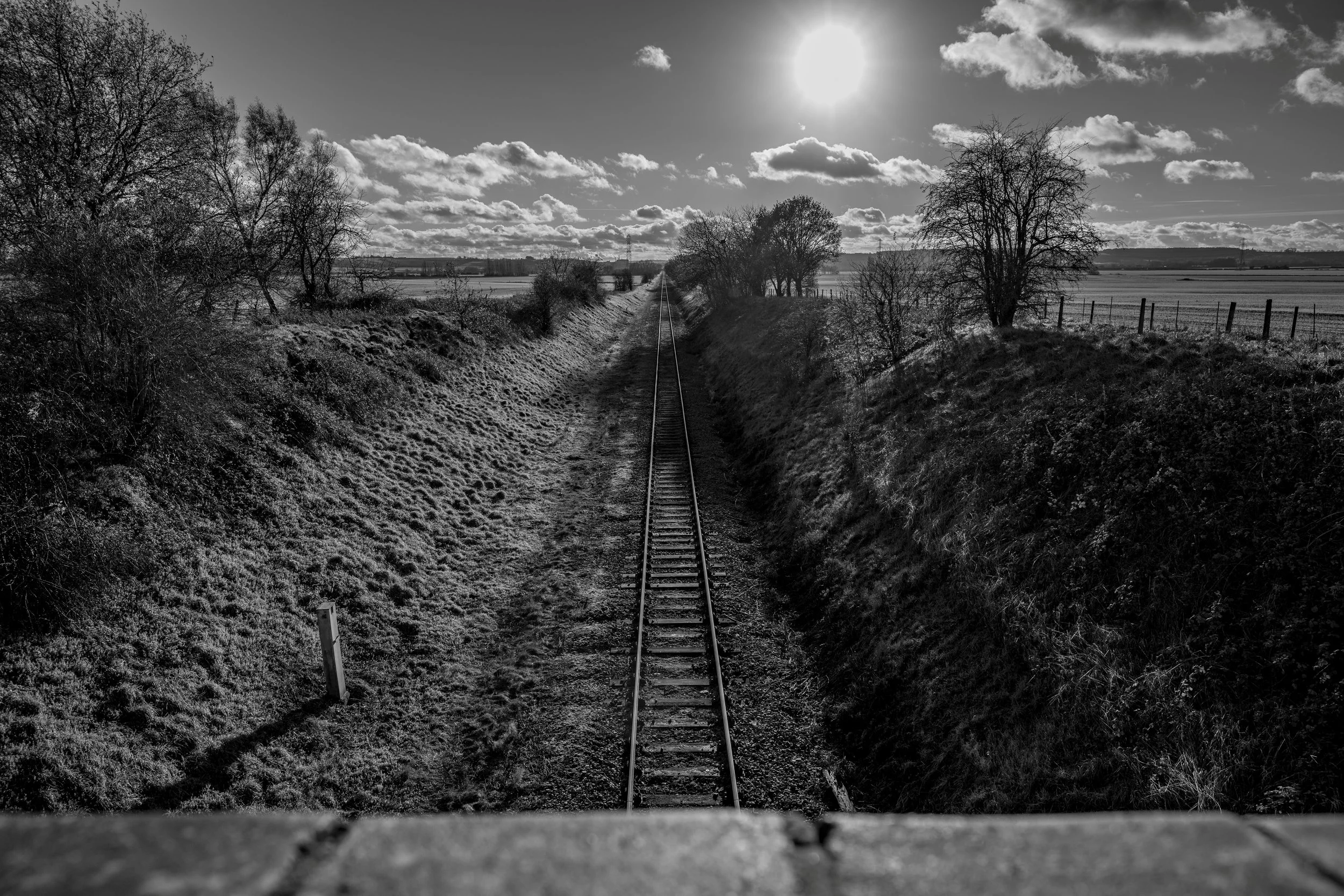 Tracks to somewhere...(Monochrome)