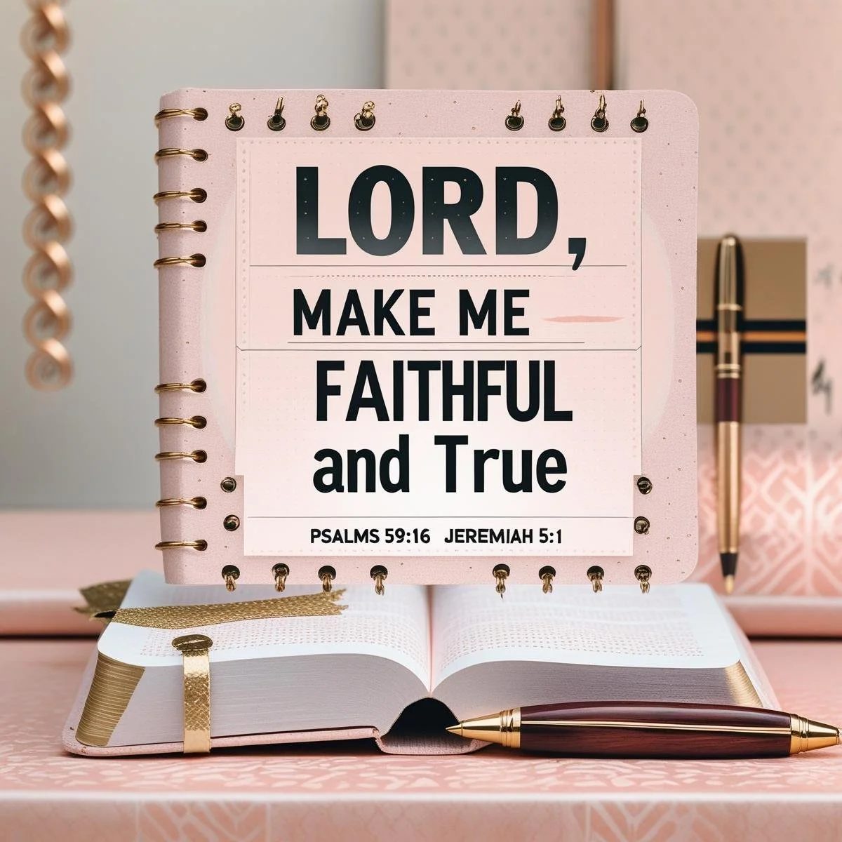 Lord, Make Me Faithful and True
 - September 23, 2025  