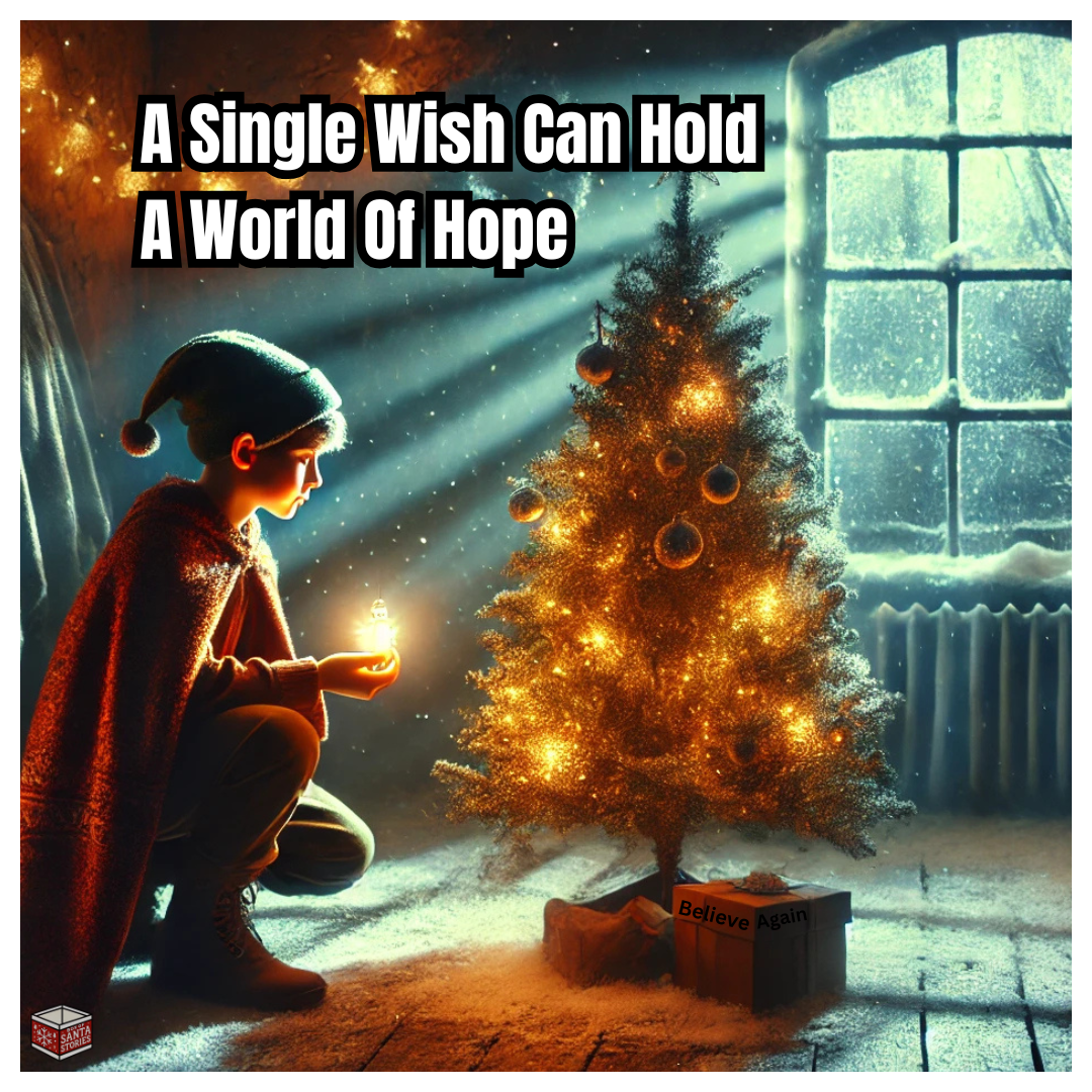 You’re looking at it all wrong.
Hope doesn’t just appear out of nowhere.
There’s always a wish behind it —
something small but real…
something worthy of pursuit.
Because one little wish
can change the world.
And when you finally find your passion,
yo