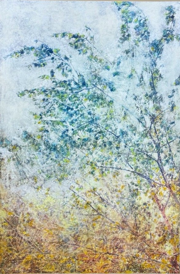"La danse du vent" - 64 x 94 cm dans caisse - Galerie Hammer, Lille