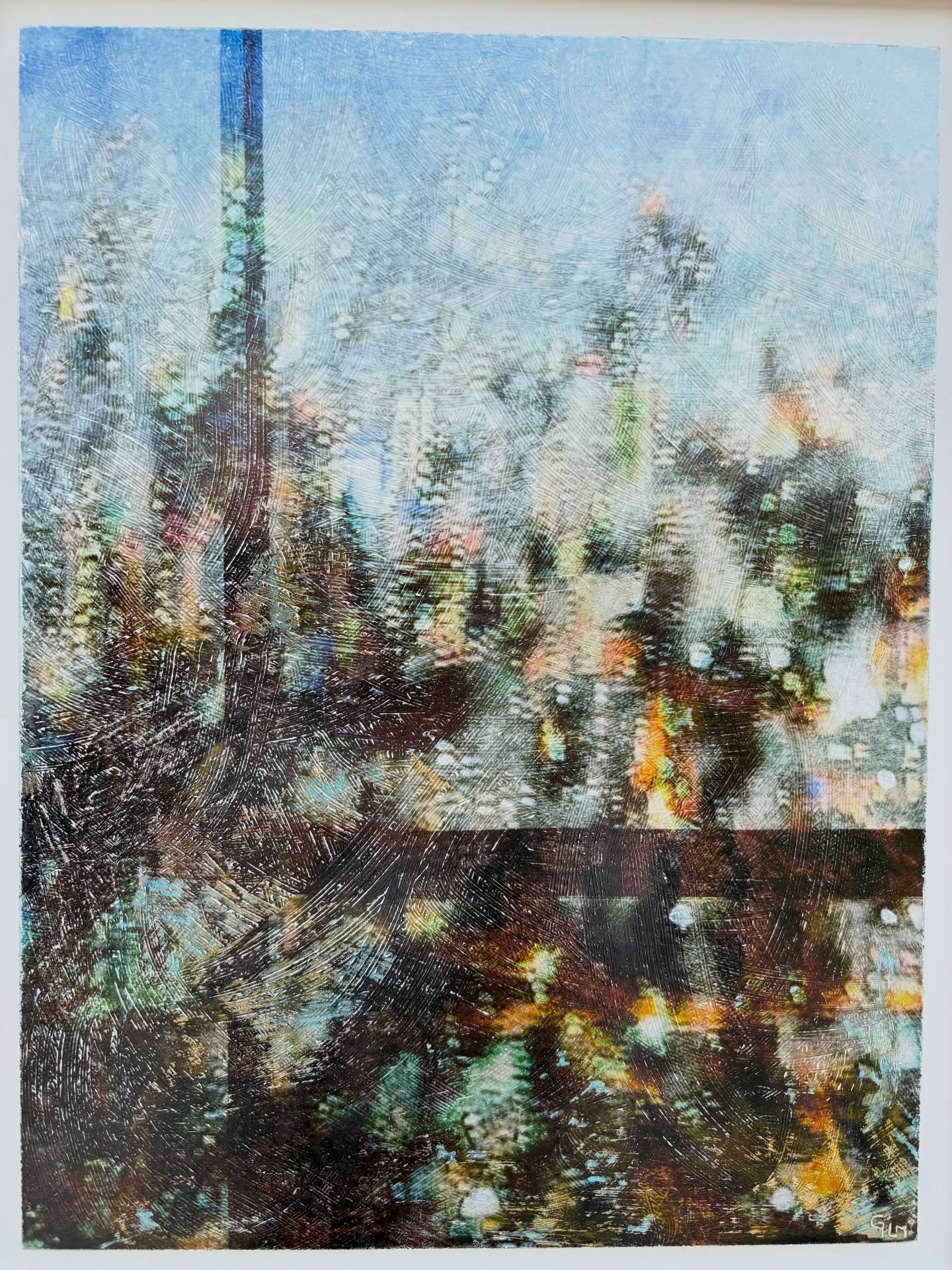 La ville est pleine d&rsquo;&eacute;toiles ✨

37 x 47 cm avec cadre 
#gwenaellelemee