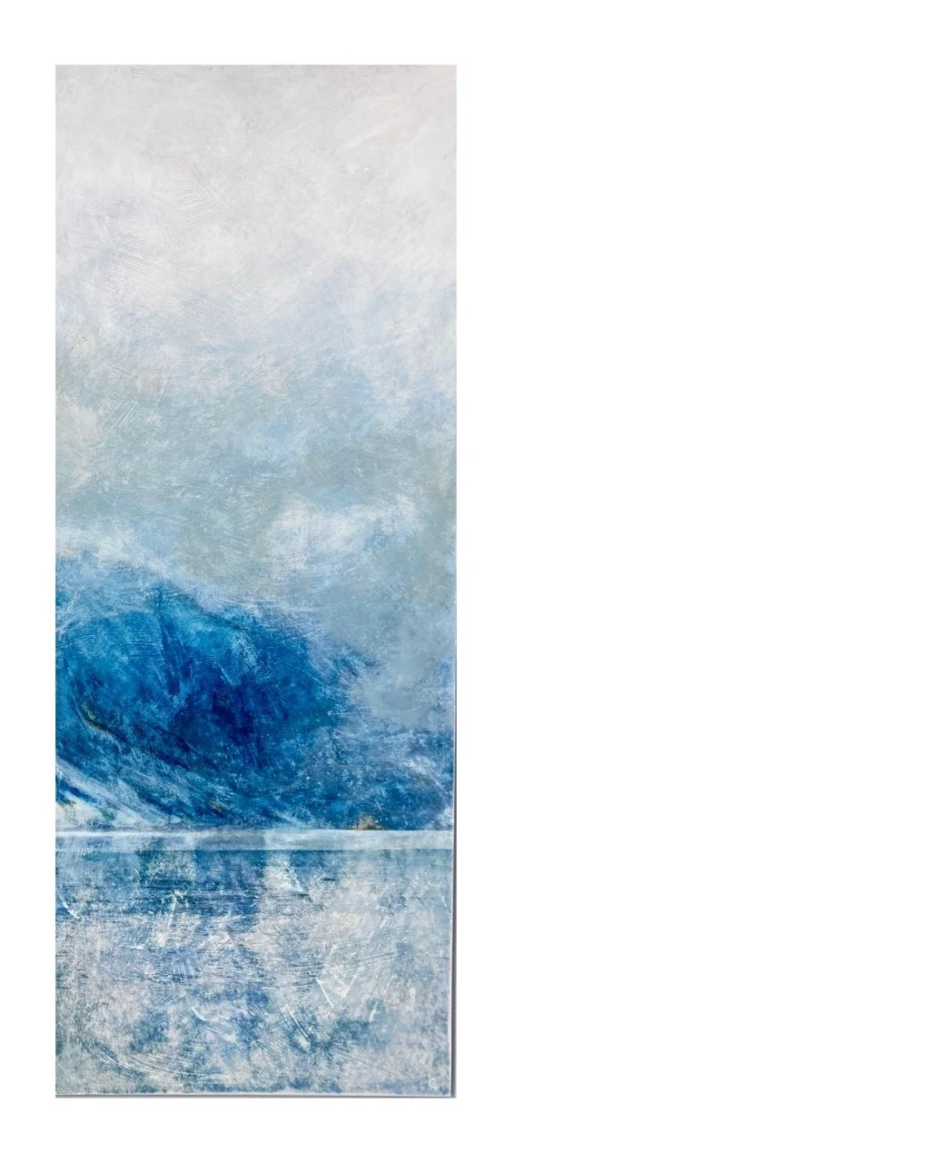 triptyque "Evanescence" (43 x 103)+(83x103)+(43x103) cm - vendu