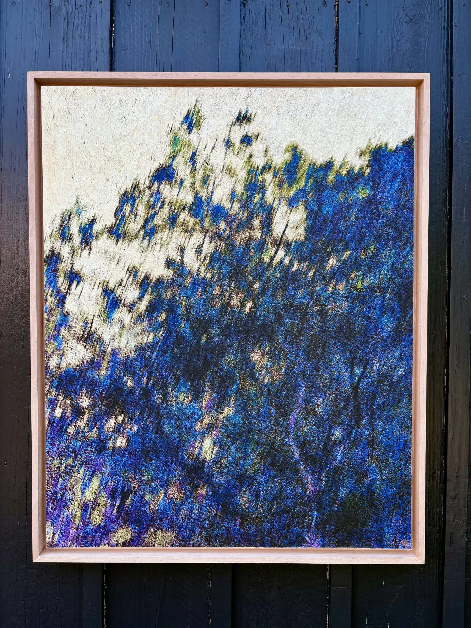 Tirage d'art sur papier japonais de l'œuvre L'arbre qui rêve bleu par Gwenaëlle Le Mée. Photographie artistique en édition limitée montrant un arbre bleu aux détails oniriques.