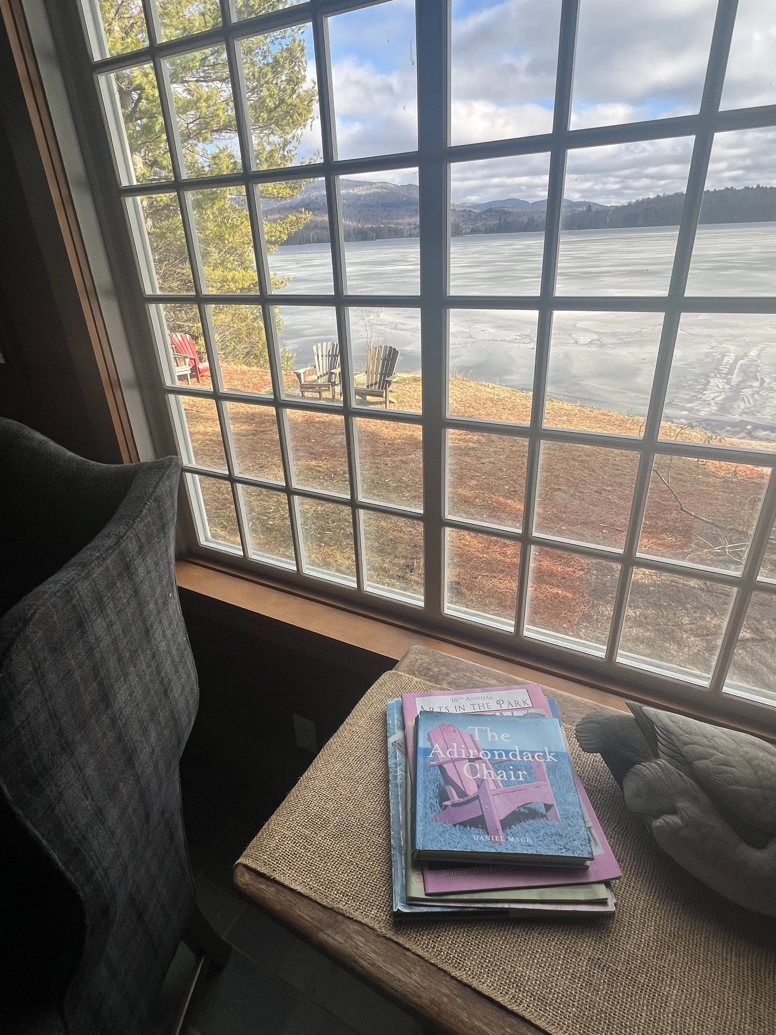 Adirondack Chairs by the lake