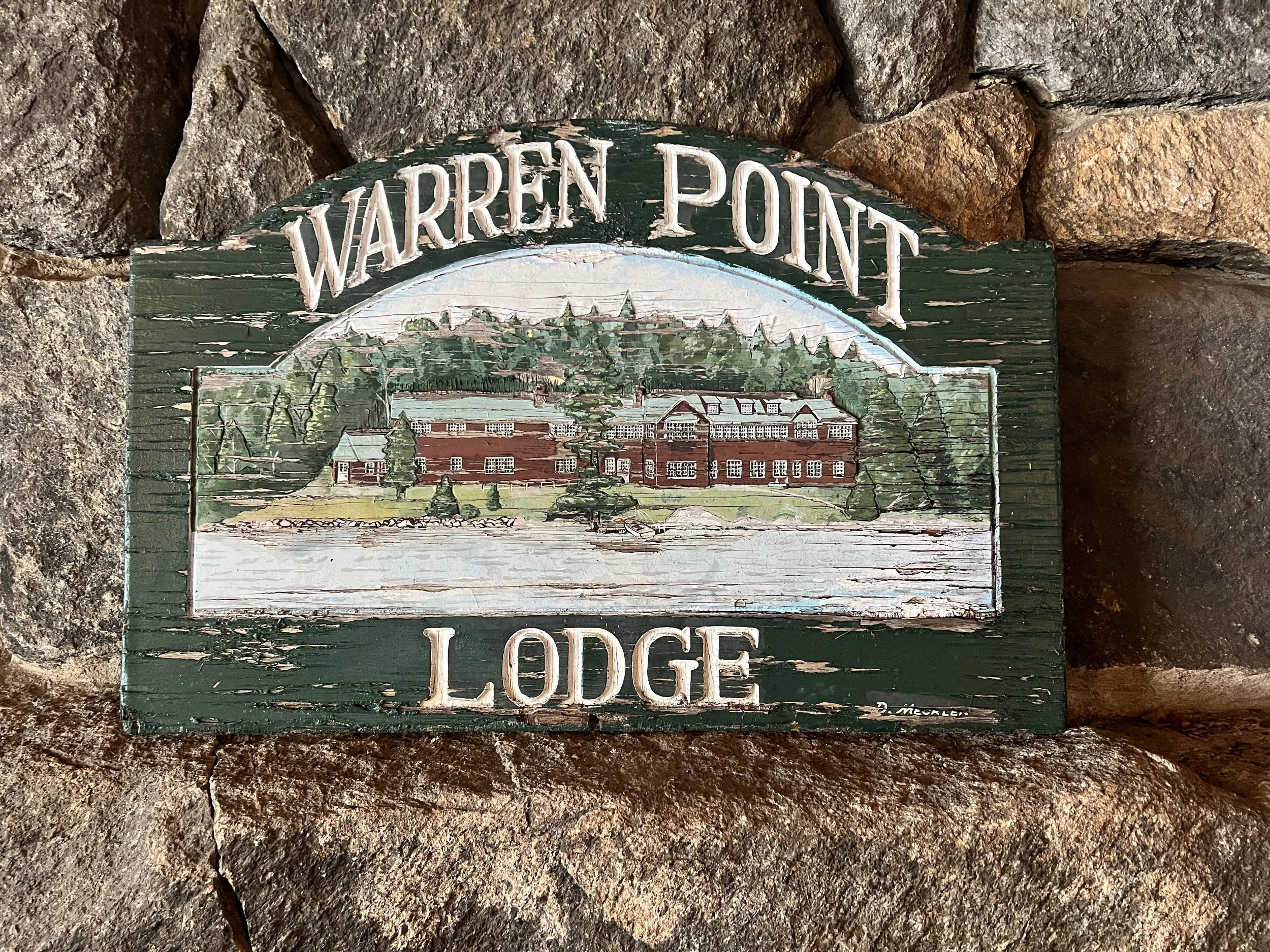 Warren Point Lodge - Sign
