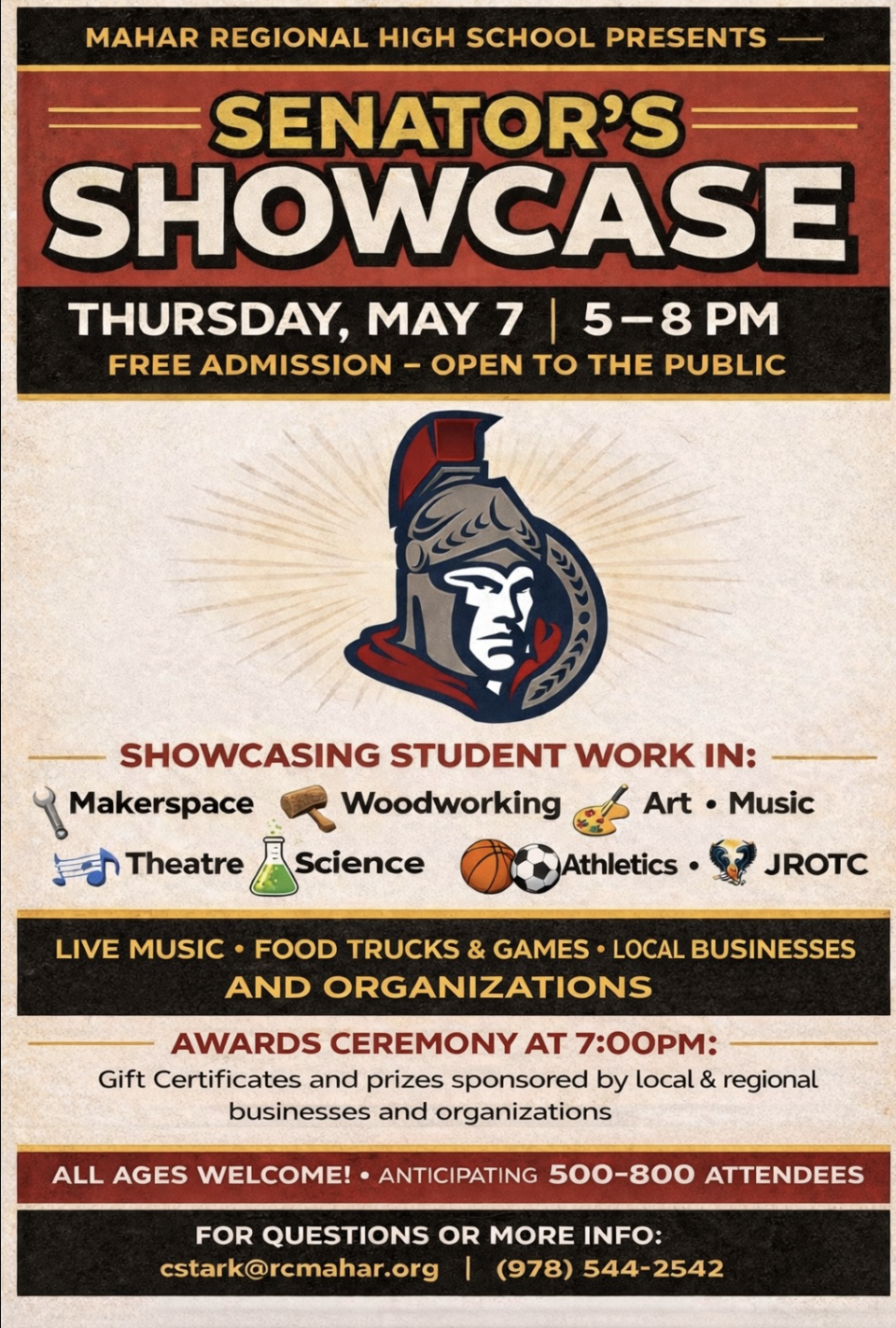 Senator’s Showcase at Mahar