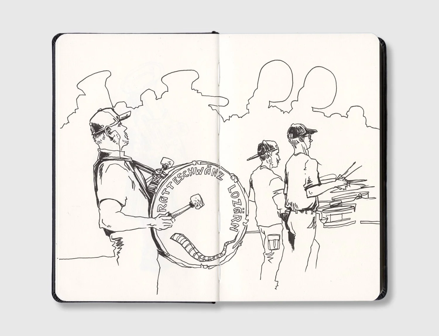 Ratteschwänz Lozärn bei einem Auftritt