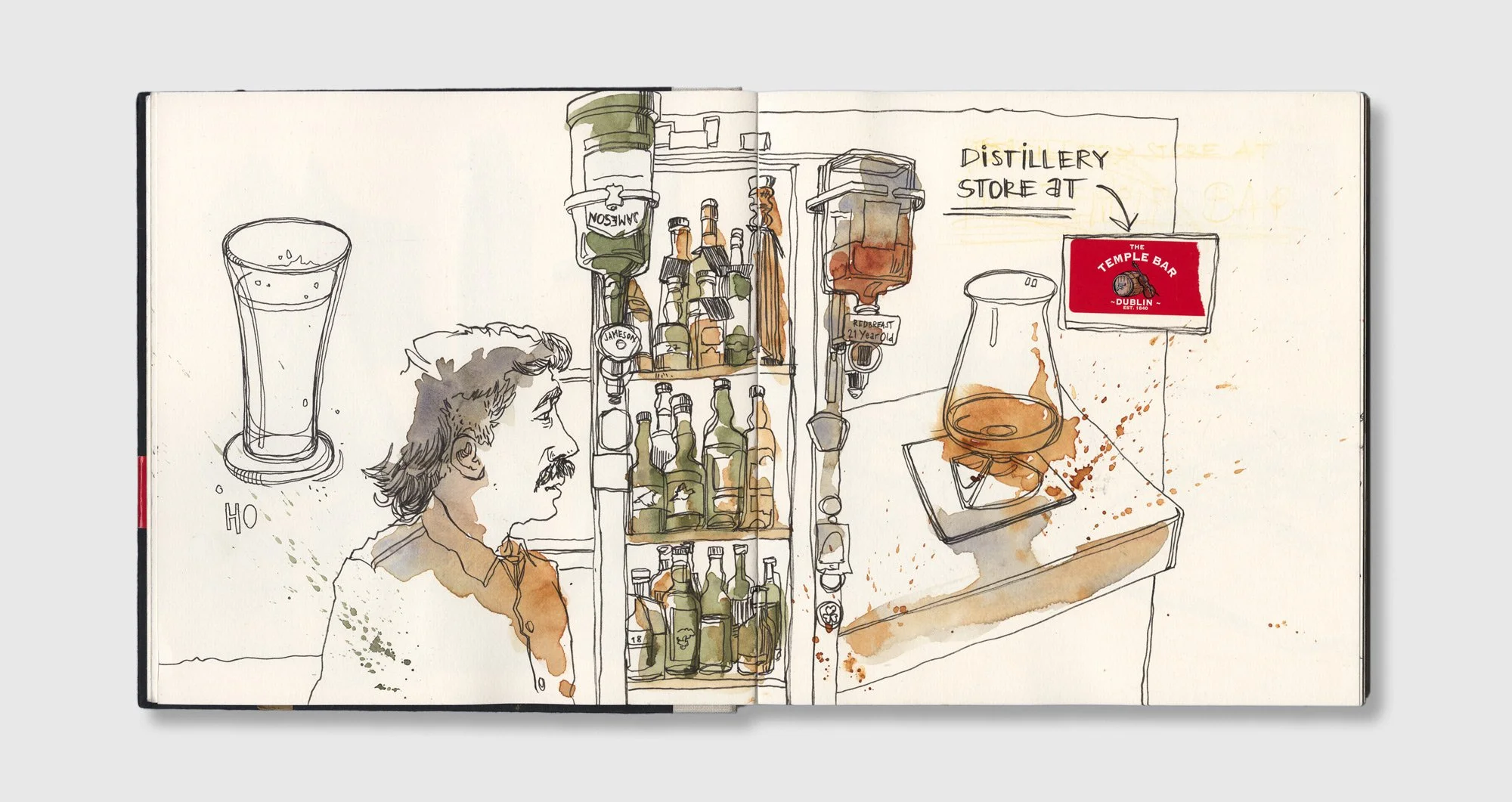 Distillery Store in der Temple Bar in Dublin