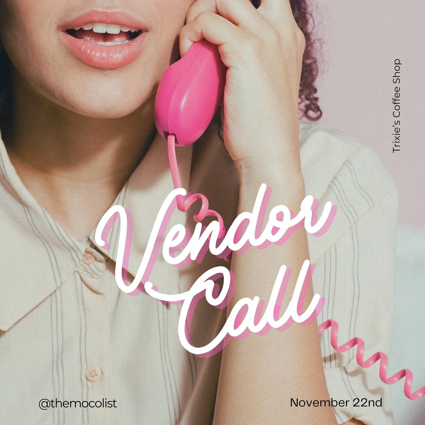 We&rsquo;re filling the lineup for our next Shop Small Market at @trixiescoffeeshop on Saturday, November 22nd | 9 AM&ndash;1 PM and we&rsquo;ve got room for a few more amazing makers + small businesses.

If you&rsquo;ve been wanting to pop up at one