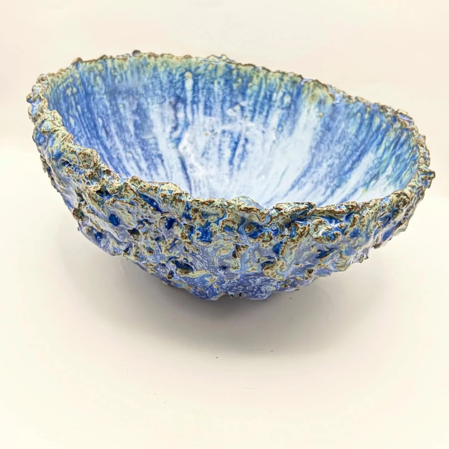 Just a bowl. 

@starworksceramics Star 6 Red with @arrowmont_school blue/green via @john.britt1 mid-fire book and my own interpretation / application.

Debuts @geekandgrubmarket Viking Edition this Saturday, November 15, 12pm-5pm, at The Optimist Clu