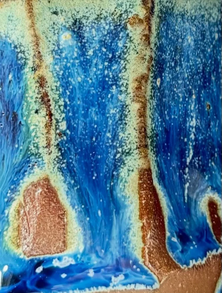 Recent textures and colors. What do you think of when you see them?

I&rsquo;ll likely be at the NC State Farmers Market this Friday-Sunday, June 19-21. More information to come&hellip;

&mdash;&mdash;&mdash;

 #pottery  #intuitiveart  #ncpottery  #k