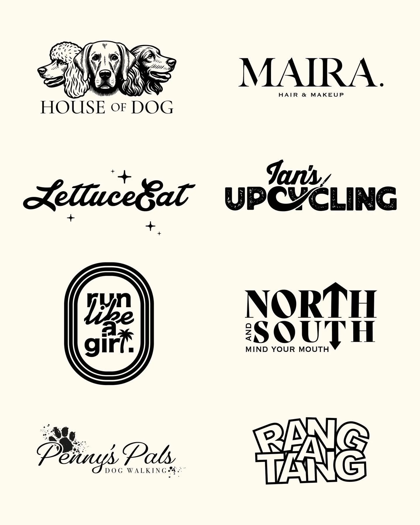 Some of my fave logo designs from 2025! ✨🩷

#design #graphicdesign #artist #scalable #brands #luxurybranding #adobe #illustrator