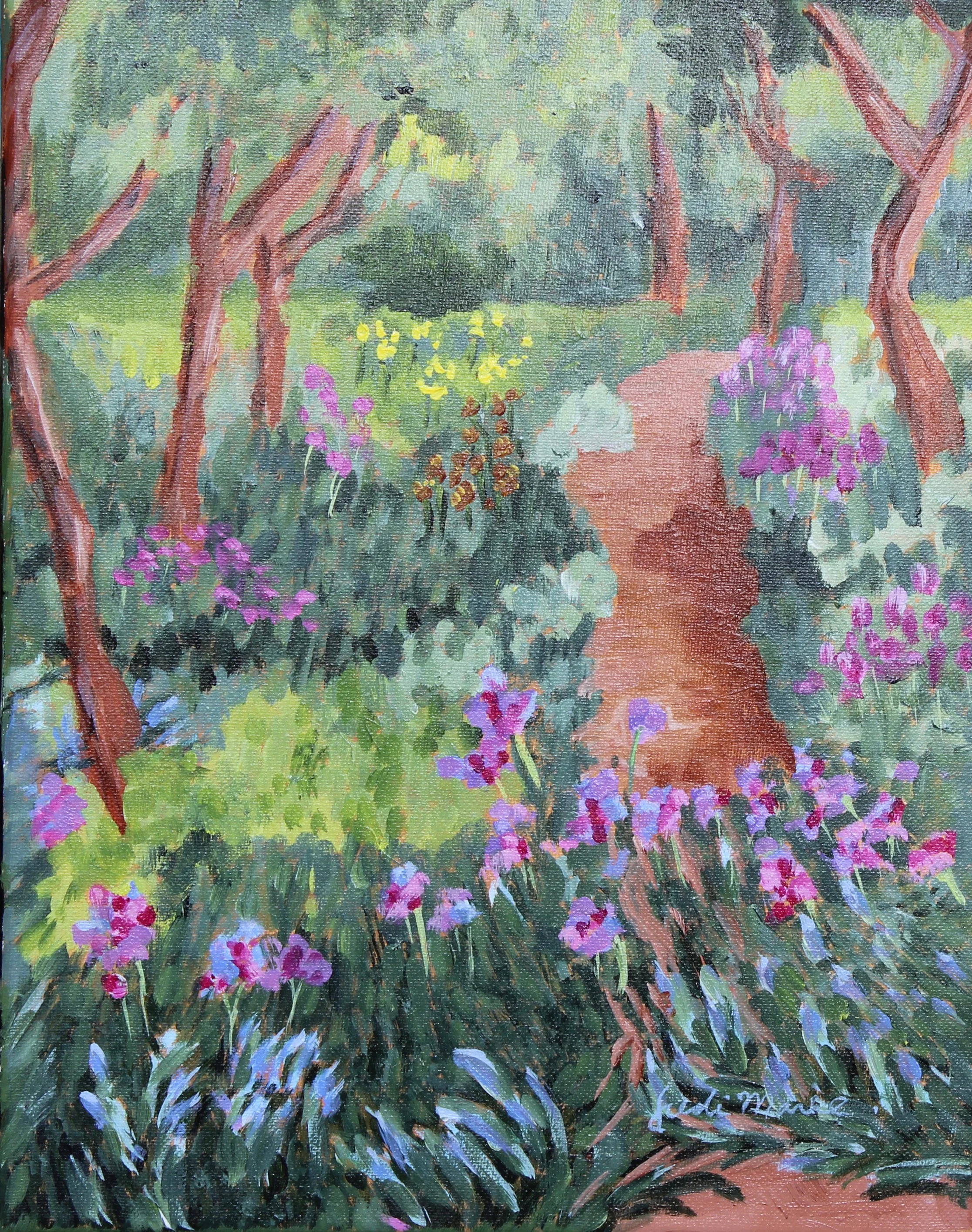 After Irises in Monet's Garden