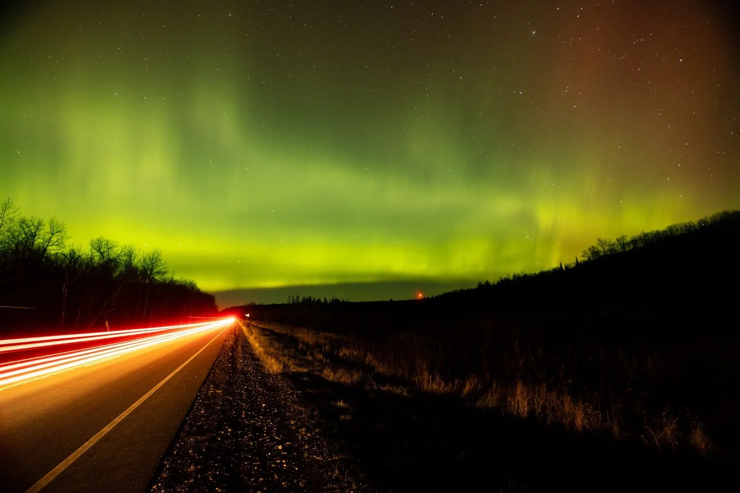 About the other night.. 

I couldn&rsquo;t recall prior to this night the last time I could visibly see the sky dance like that, and we even got the little one out for her to see them for the first time. Surly something we&rsquo;ll get to remember fo