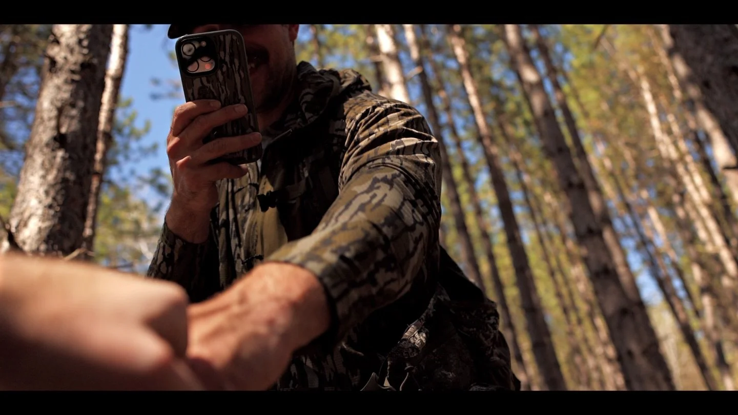 A few frames from the latest film with @hookedandtagged 

We had ourselves a day in the turkey woods a couple weeks ago, head over to their YouTube and check out how it unfolded. 

#filmmaking #turkeyhunting #frames #cinema #shotoncanon
