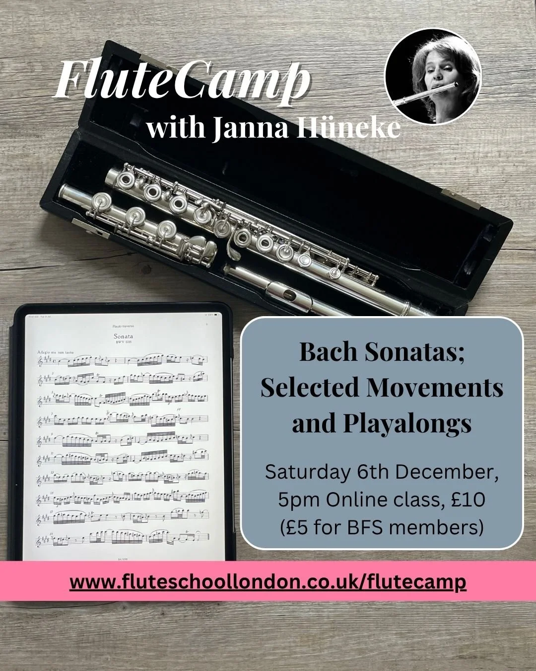 🎶Get to know the Bach Sonatas
Join this relaxed session to explore favourite movements and get familiar with these timeless works.

Saturday 6th December, 5pm
Online class with Janna H&uuml;neke
All levels welcome&mdash;come and play Bach together! 