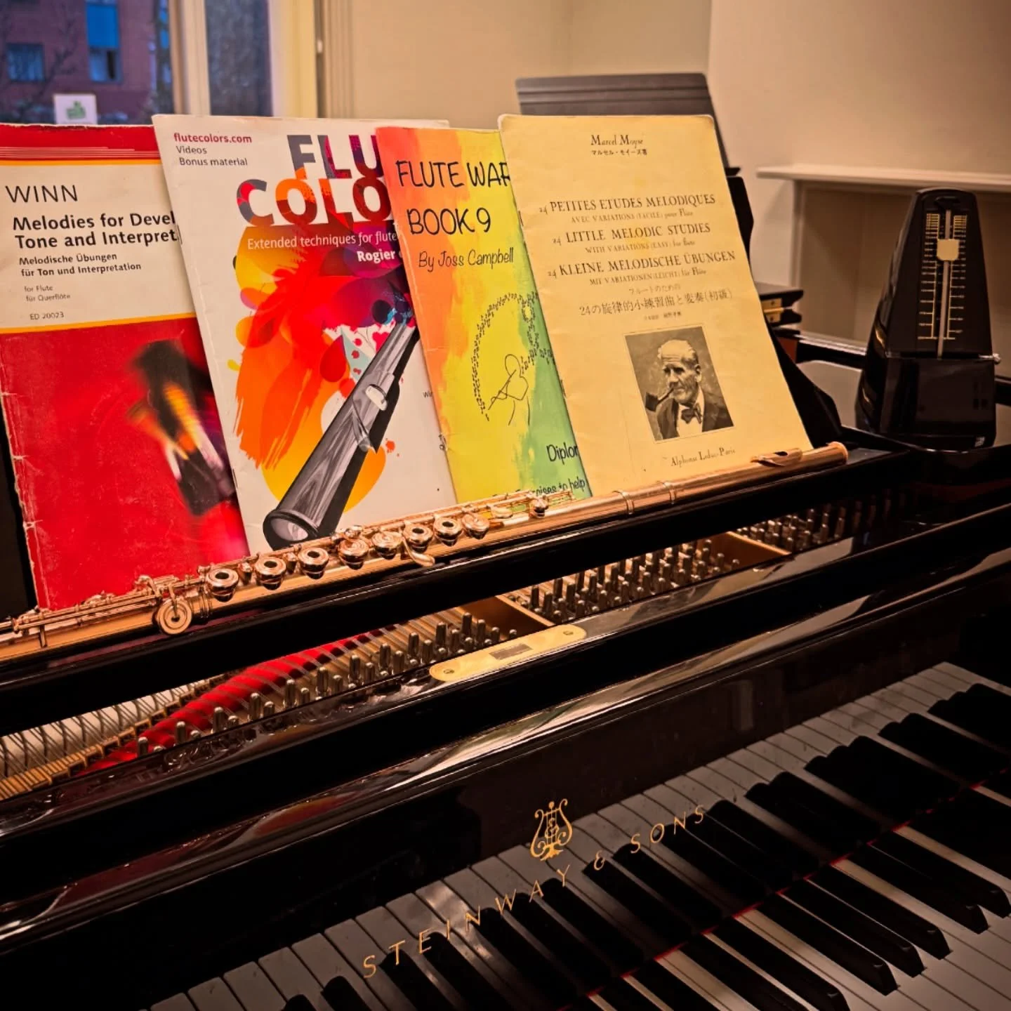 Really enjoyed covering some teaching at Royal Holloway today. Fab flute students 💫 I&rsquo;m always amazed (and a bit overwhelmed!) by universities, they&rsquo;re so big and their campuses are like little towns!🤩 #university #fluteteacher