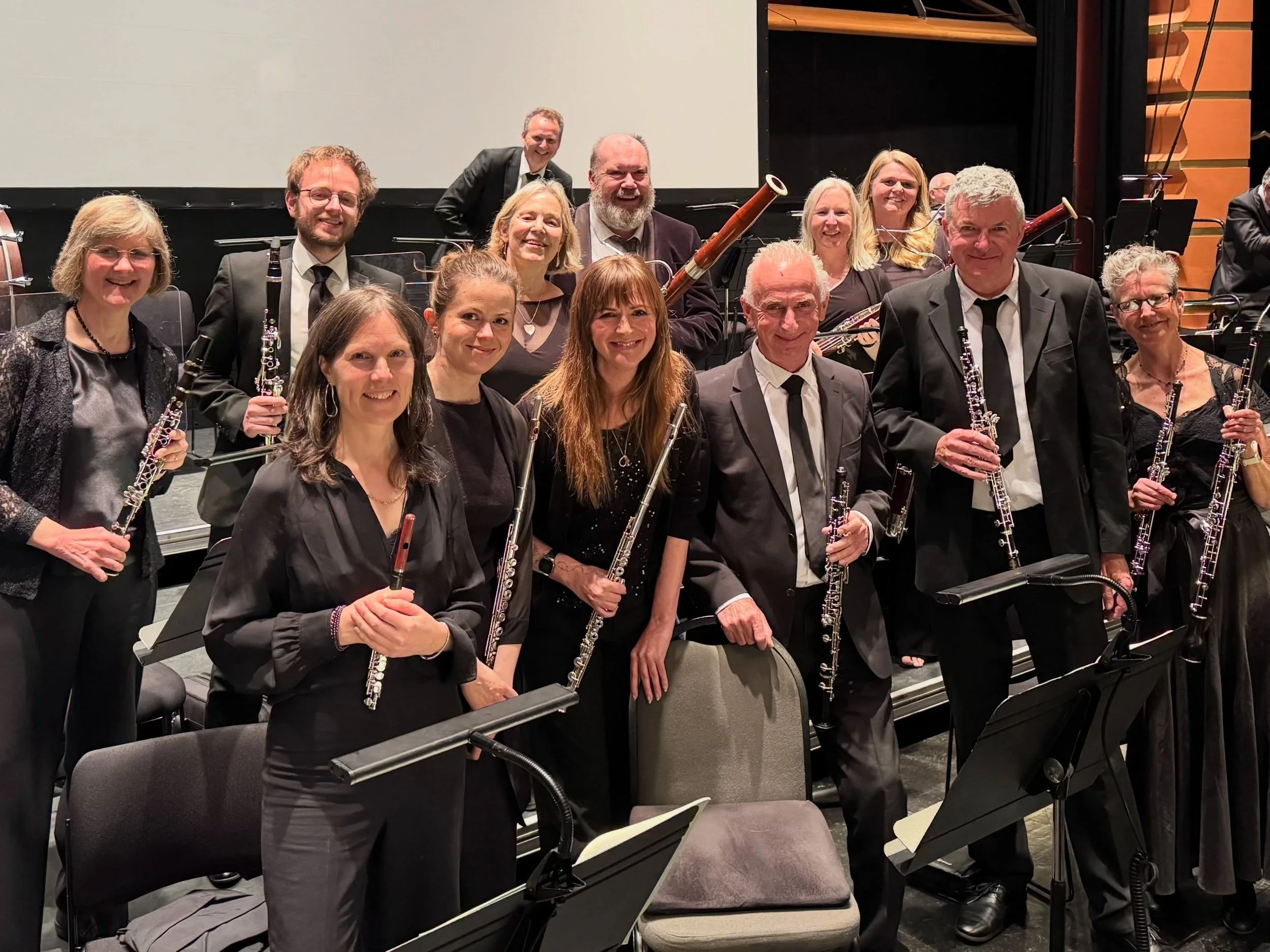 A happy wind section!! 🥰 
Argh loved last night so much! Shos 10 at a sold out Dome for @brightonfestival. Absolute dream to play this massive piece, a favourite I&rsquo;ve never played before. Big love to all my BPO colleagues, looking forward to t