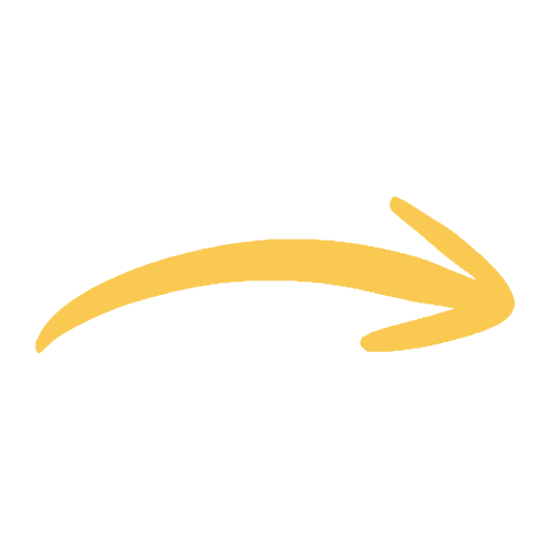 Yellow arrow pointing to the right with a curved tail.