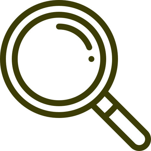Magnifying glass icon representing search or zoom.