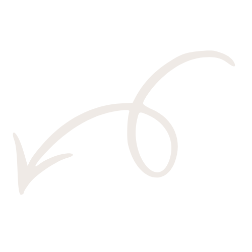 White arrow on a black background.