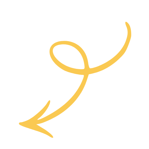 A black background with a beige, handwritten-style arrow pointing downward and to the left.
