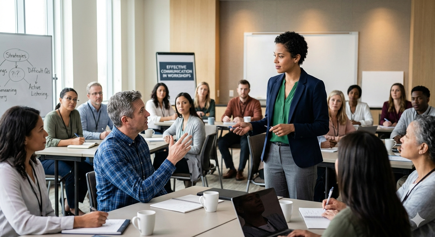 How to handle difficult questions in training sessions