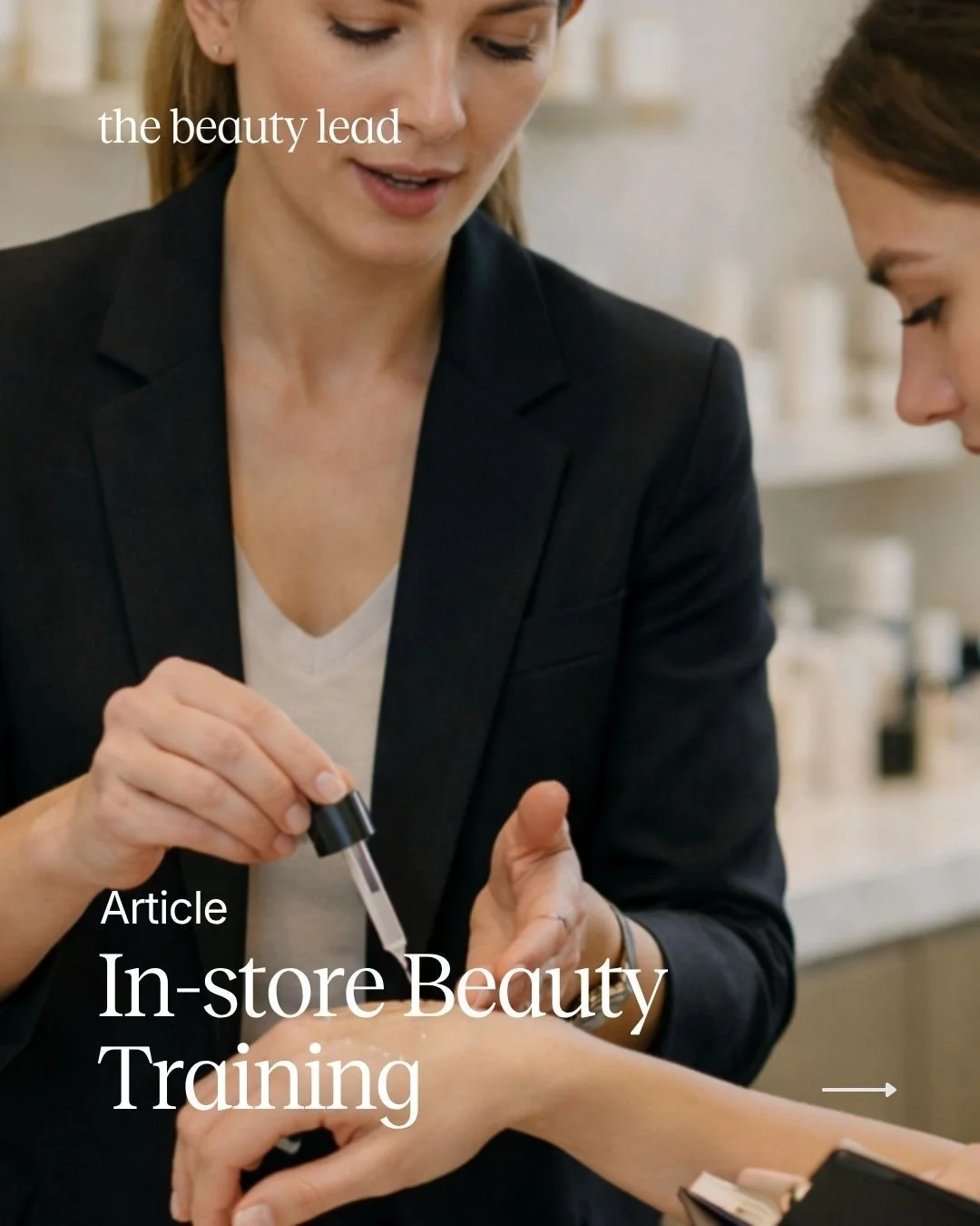 In-store beauty training should fit the reality of the shop floor, not fight against it.

Busy environment. Limited time. Constant distractions.
That is exactly why training needs to be short, practical, and engaging.
Microlearning, hands-on practice