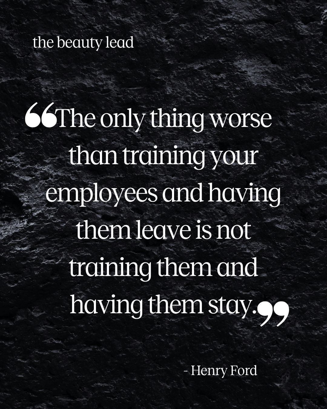 Training is never a waste.

The real risk is leaving people without the knowledge, confidence, and skills they need&hellip; and expecting excellence anyway.
Strong teams are built through learning, support, and consistency. When people grow, business