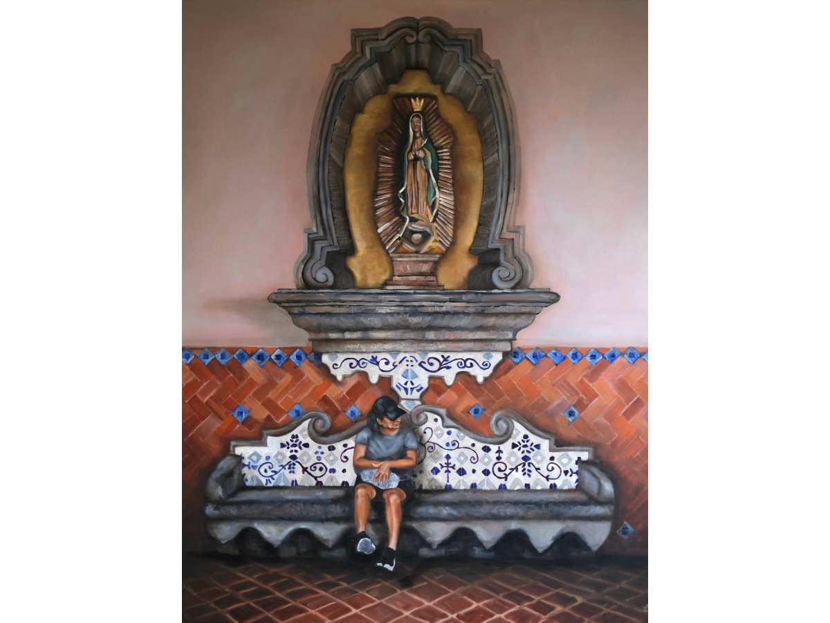 Under Her Mantel