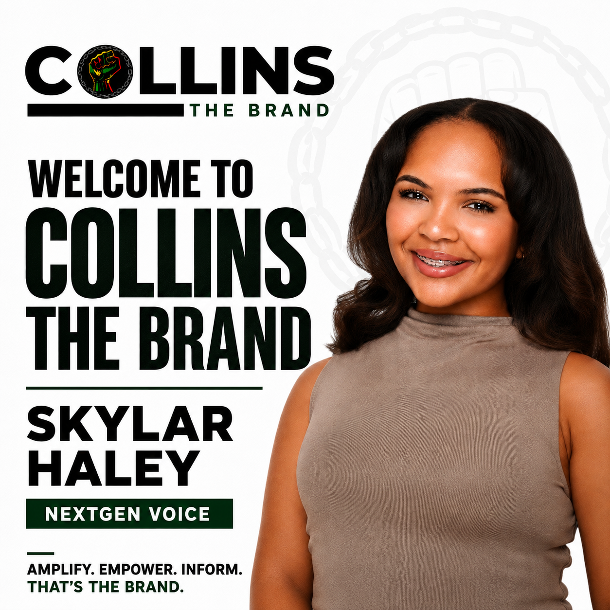 Meet Skylar Haley, Collins The Brand’s NextGen Voice