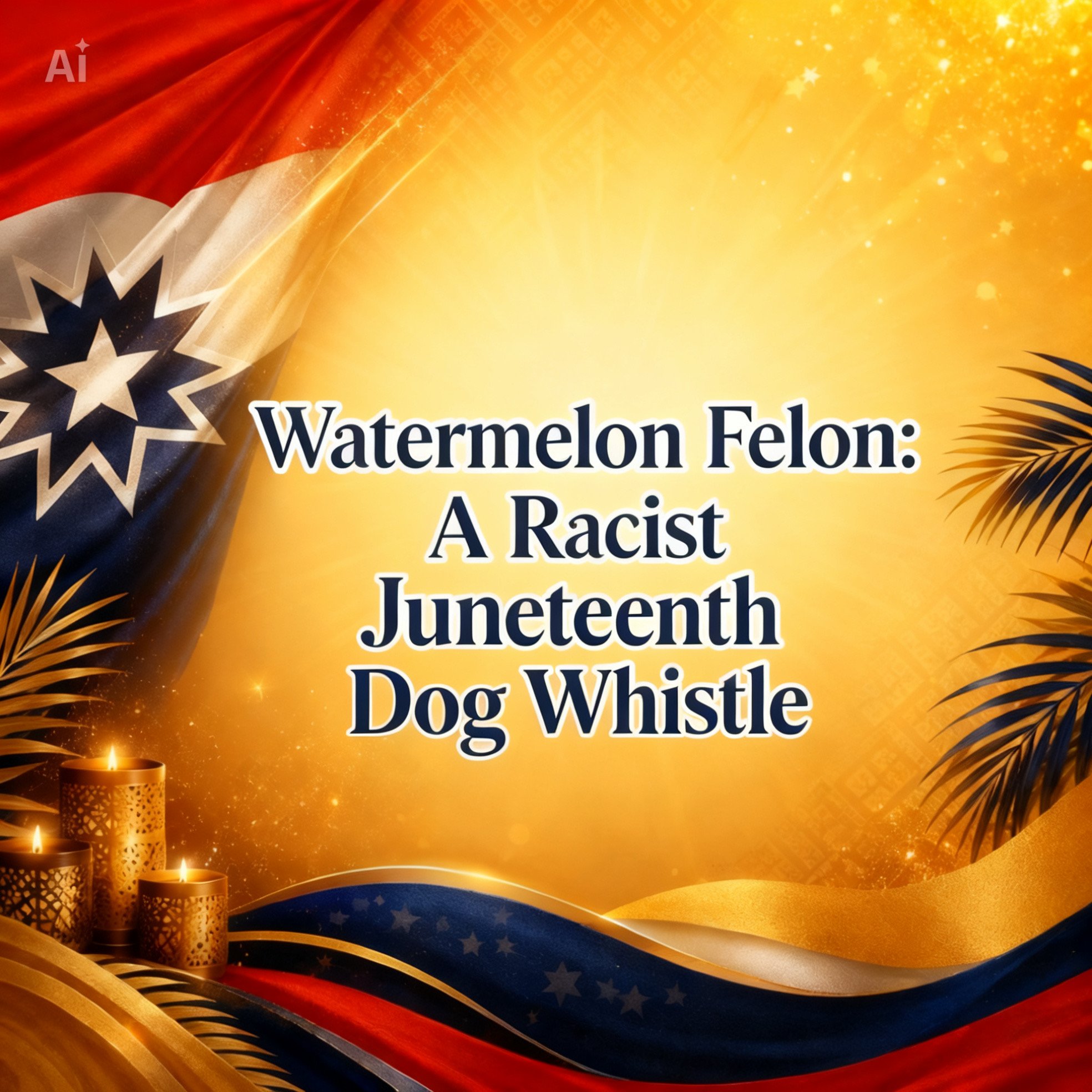 Watermelon Felon: A Racist Juneteenth Dog Whistle