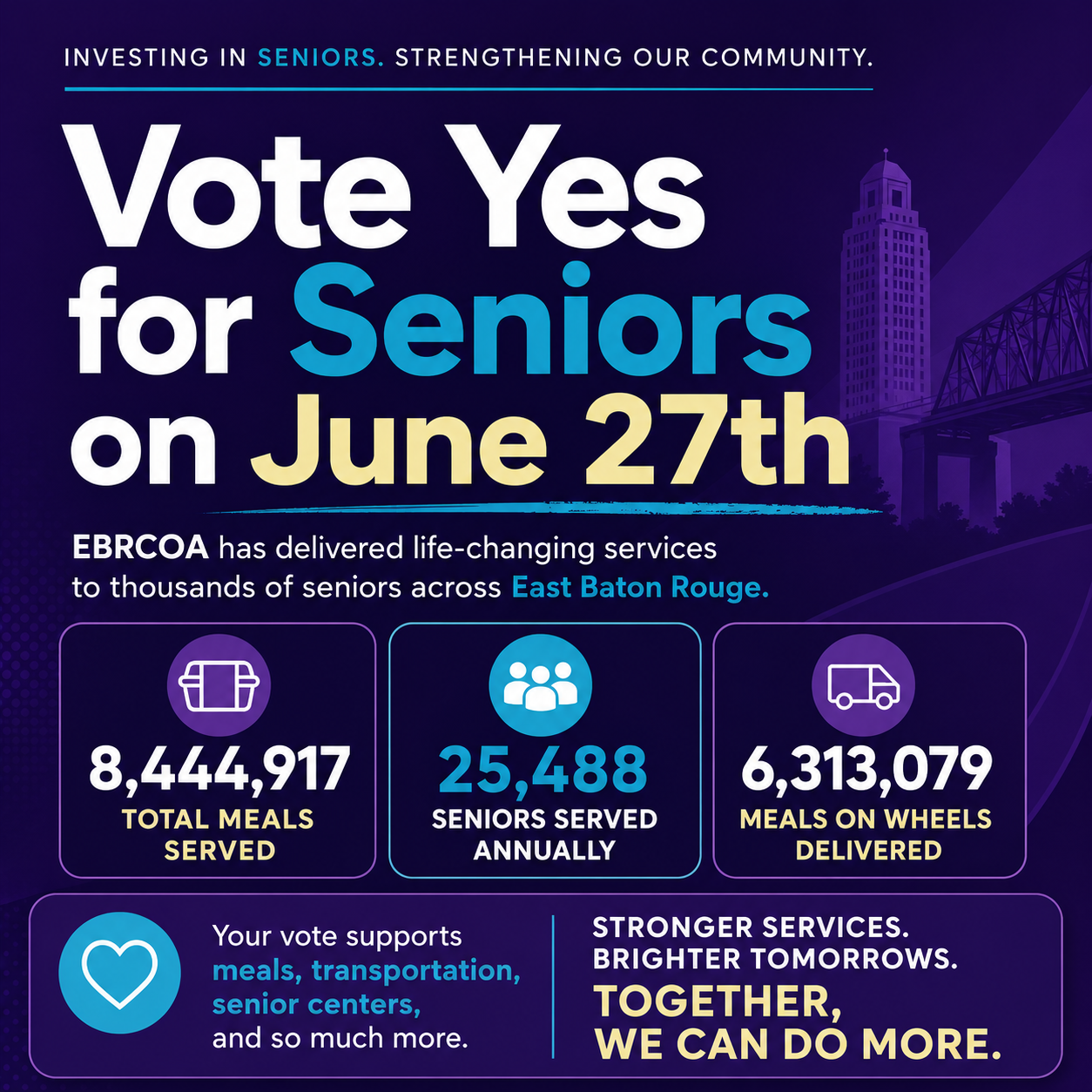 Vote Yes for Seniors on June 27th