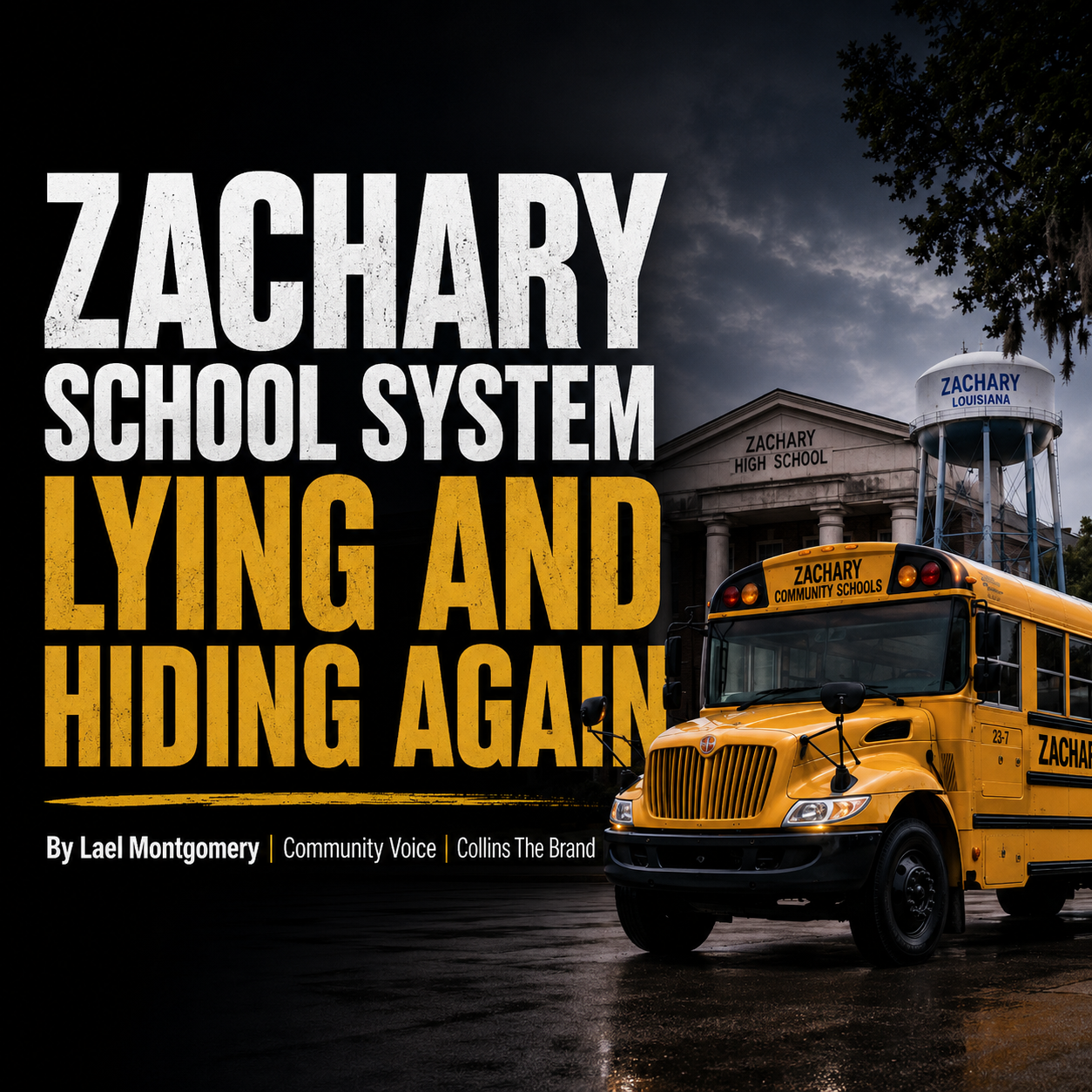 Zachary School System Lying and Hiding Again