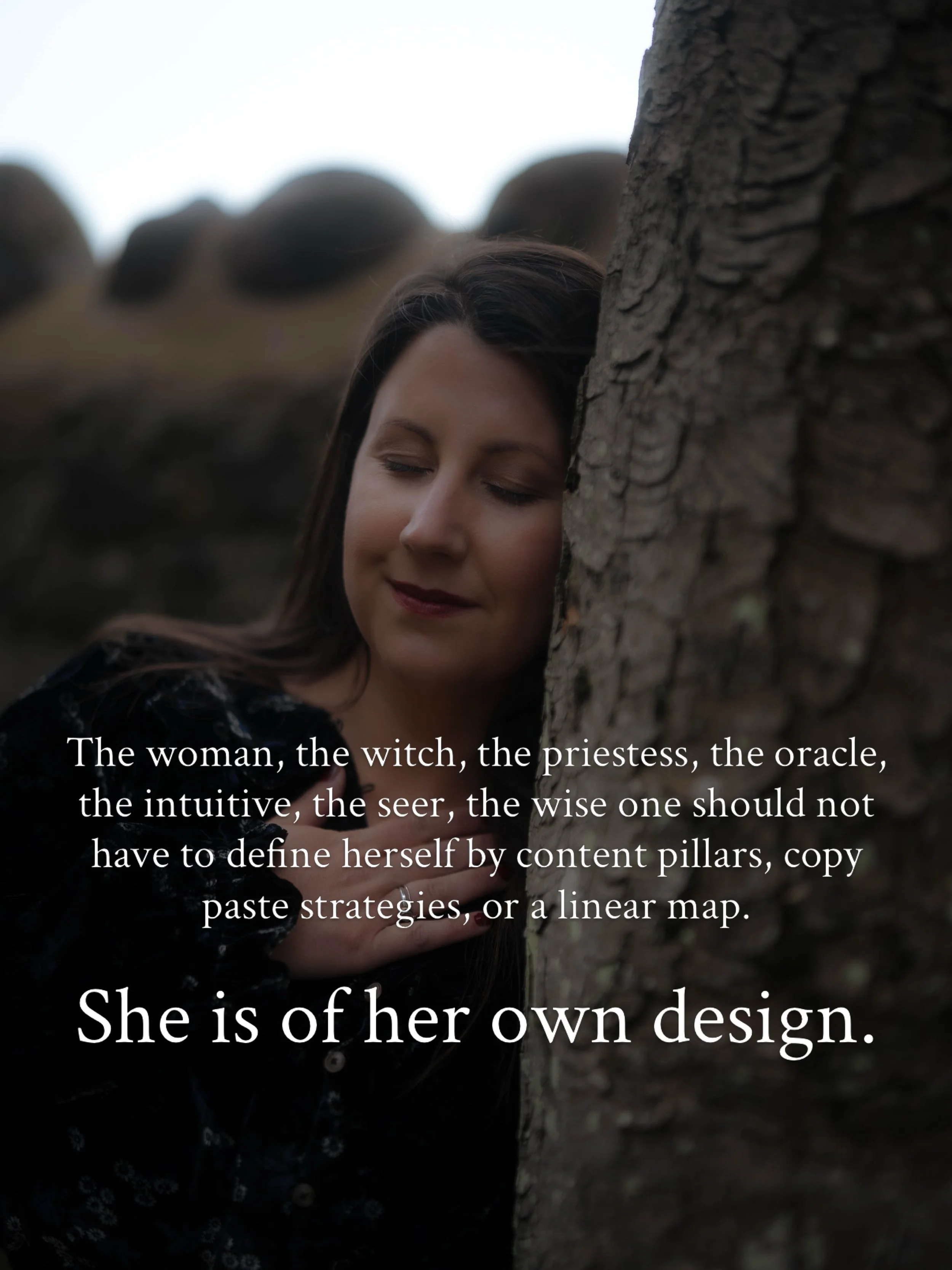 You feel it, the cultural shift, the energetic shift, the desire to see a world painted in a thousand different ways from the soul expression of every person in it. 

This monoculture has taught us a form of acceptability but the witches, the women, 