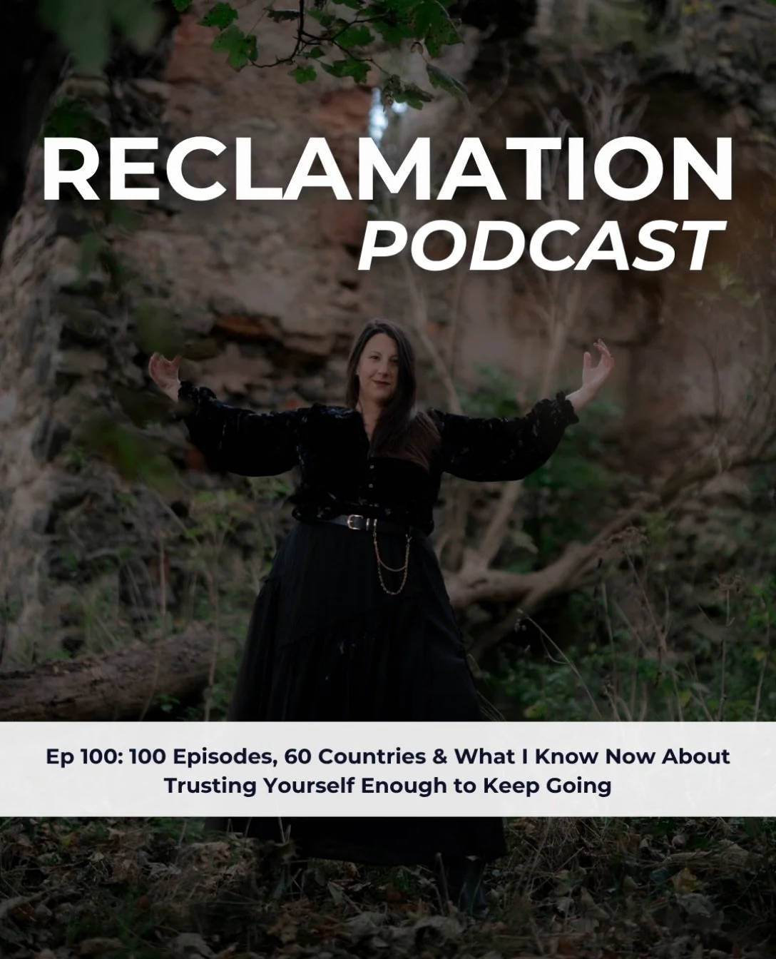 This one's giving me all the feels because, what do you mean, what was once Soul Threads became Reclamation and now we're at episode 100?

Today marks a really special milestone for me. This solo episode drop is about the process of getting here, wha
