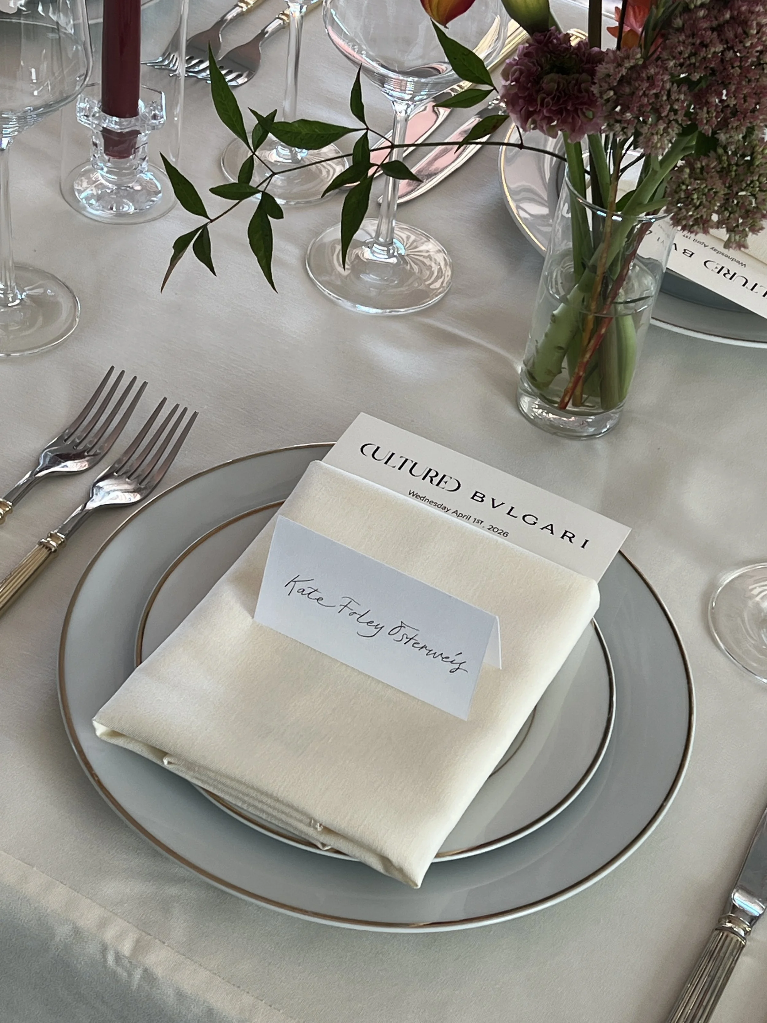 Bvlgari x Cultured Magazine Private Dinner