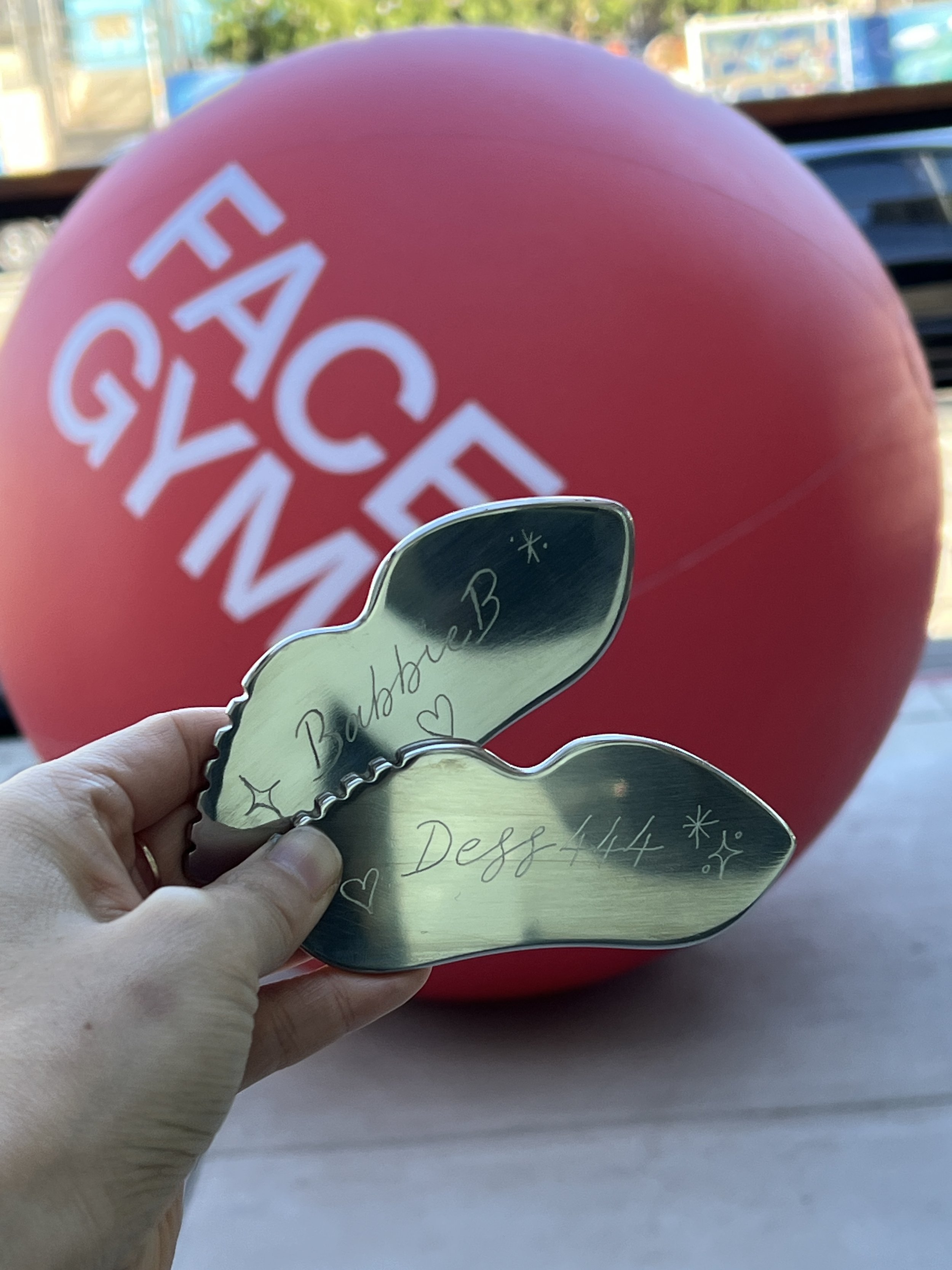 Facegym onsite engraving event