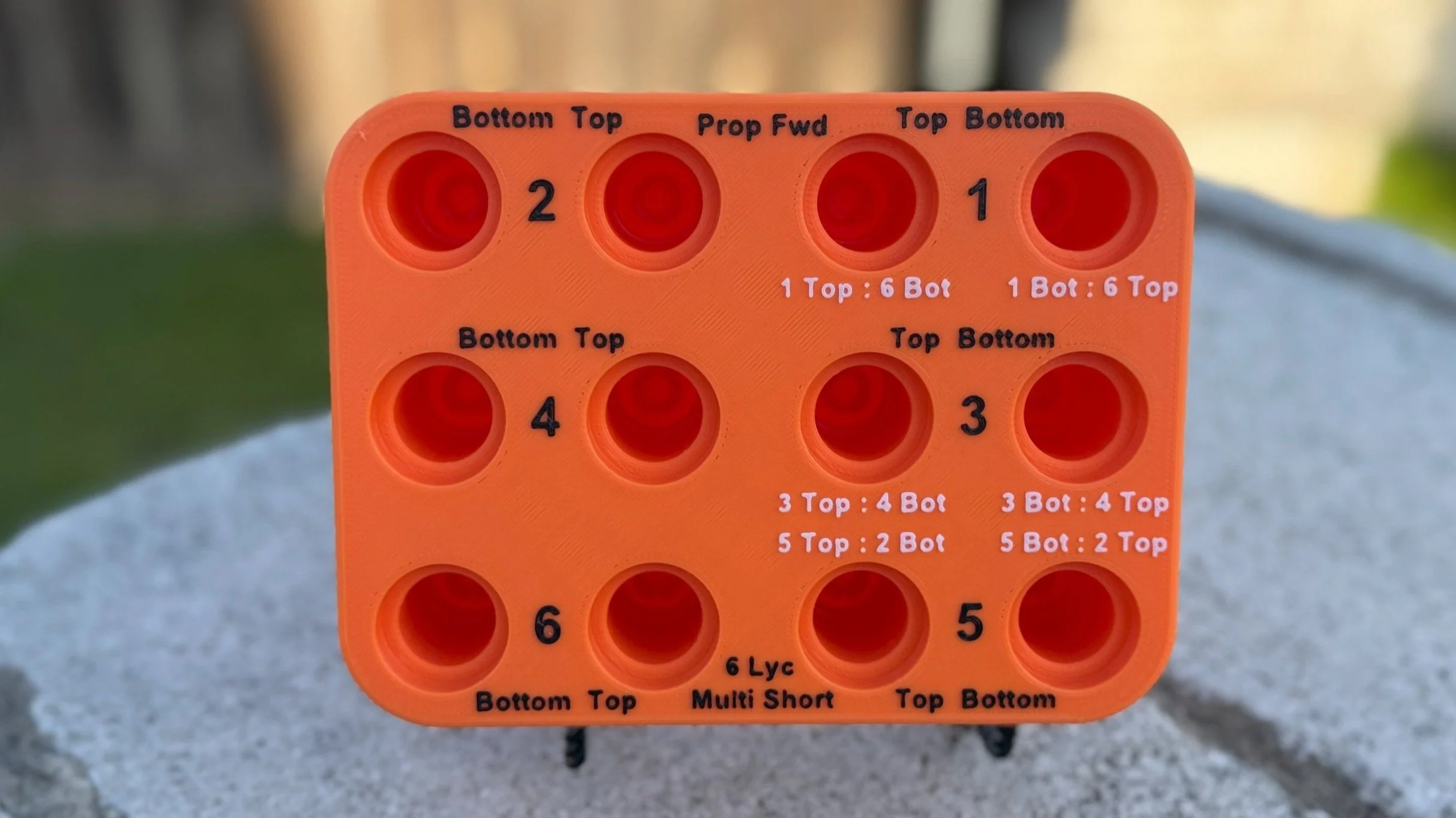6-Cyl Lycoming Multi Short - Spark Plug Tray