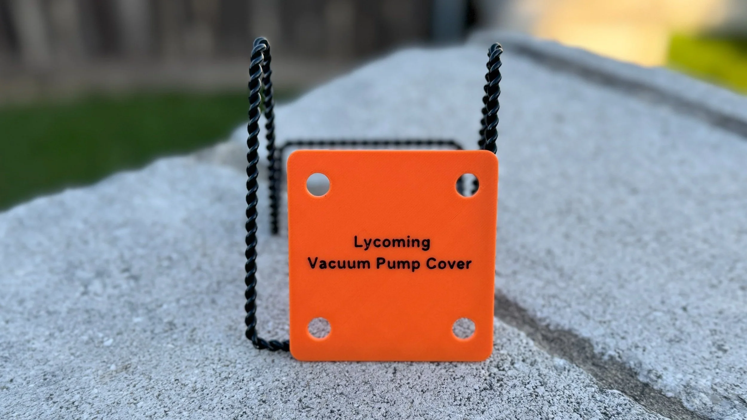 Lycoming Vacuum Pump Cover - Qty 1