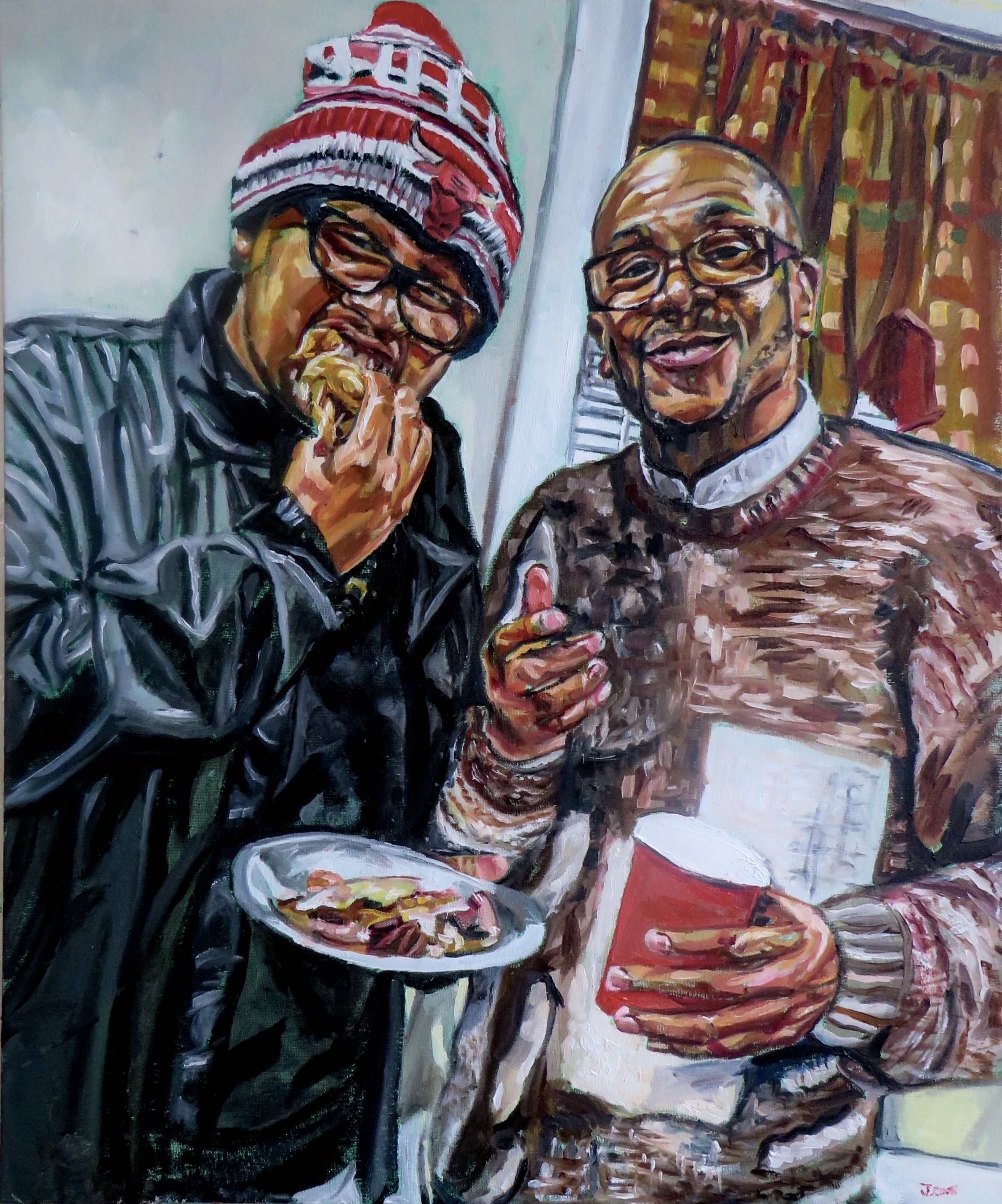 Ya'Dig. Oil on 20x24 canvas board