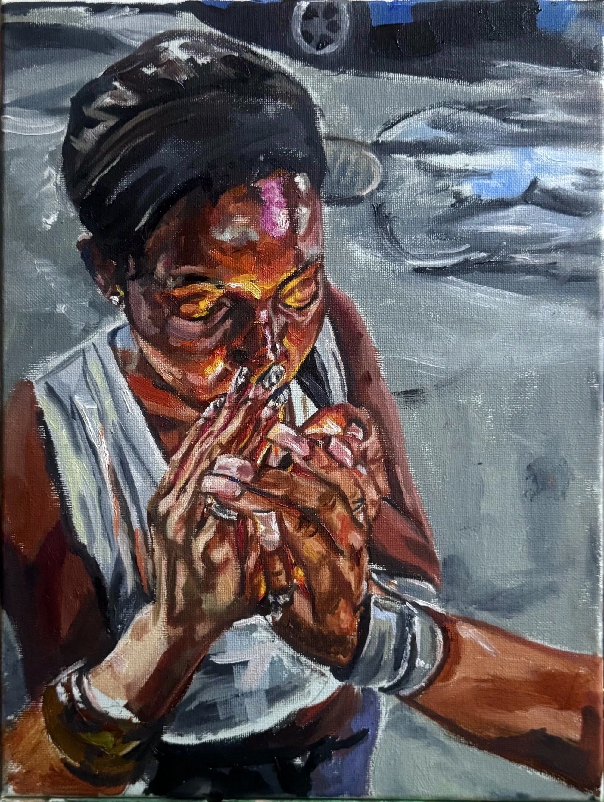 Sisterhood. Oil on 11x14 Canvas (2026)