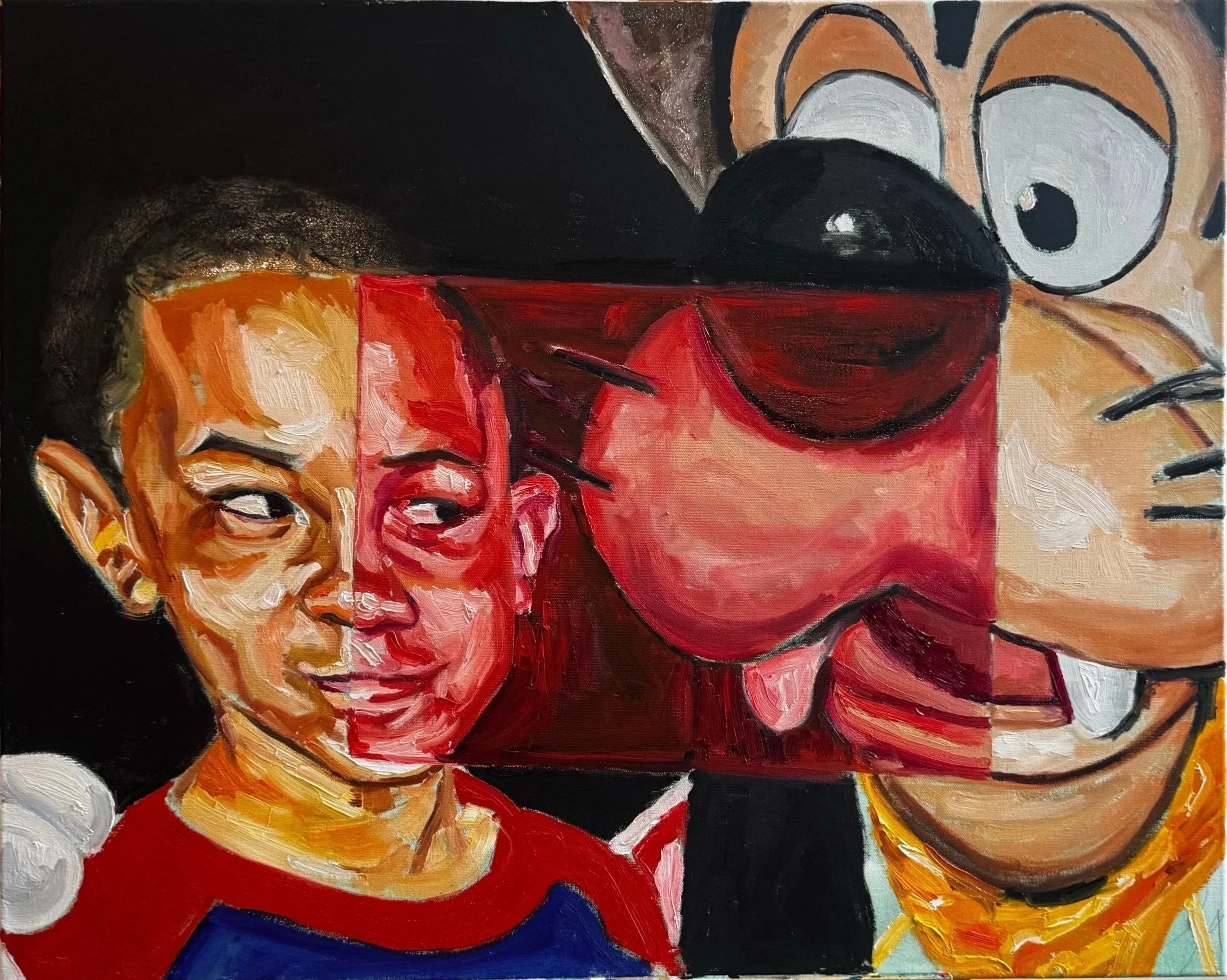 U A Goofy. 24 x 30 in. Oil on Canvas. 