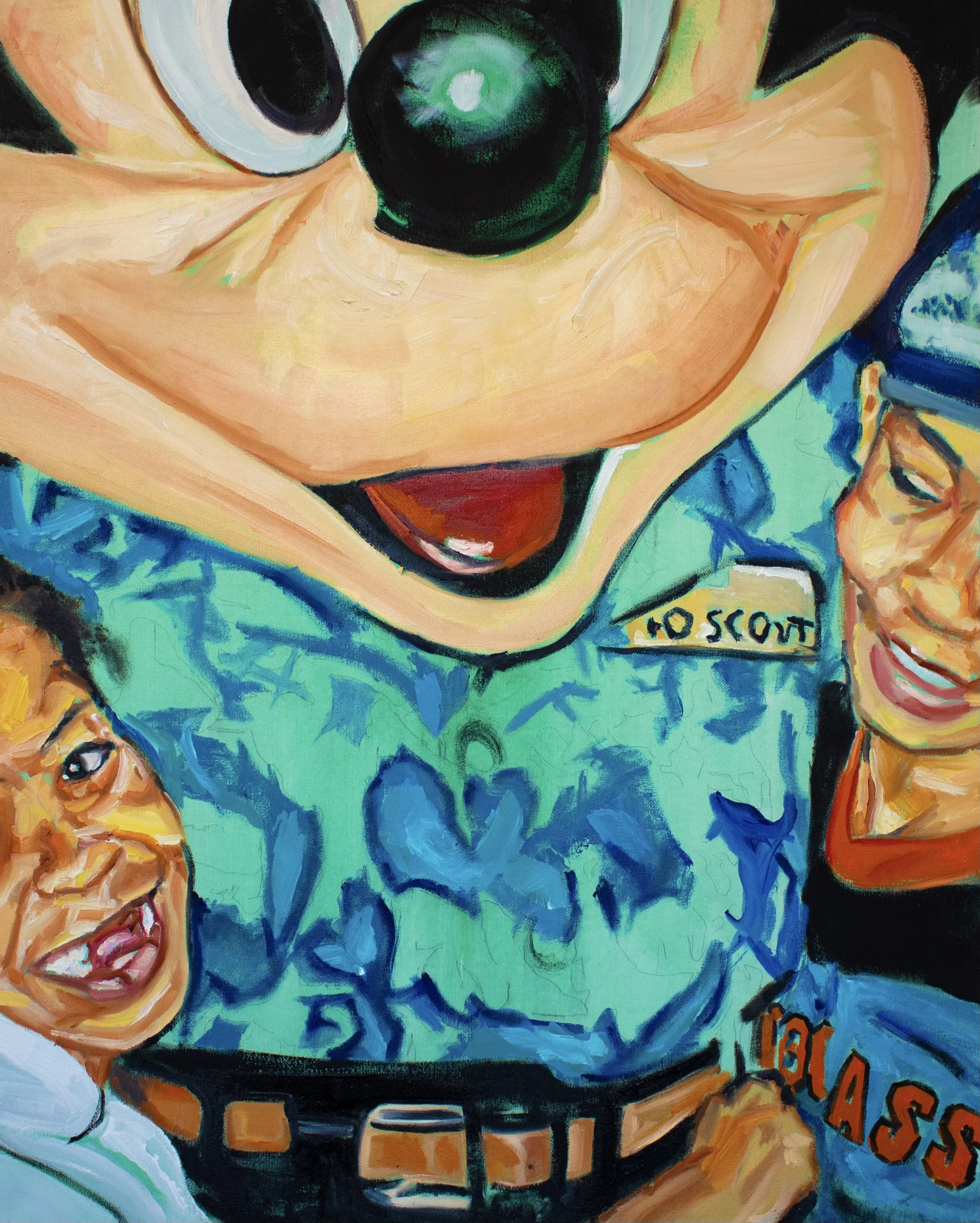 "Animal Kingdom Mickey Doesn't Count"
Oil on 24 x 30 canvas 